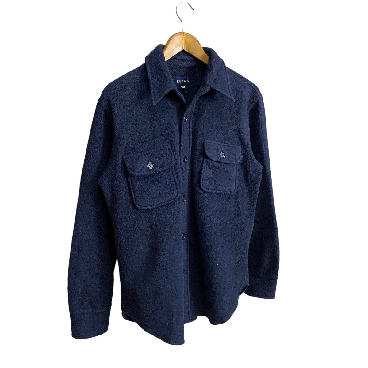 Beams Plus × Japanese Brand × Polartec Beams malden mills polarfleece button up shirt Size US M / EU 48-50 / 2 - 2 Thumbnail