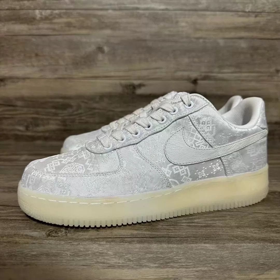 Nike CLOT x Nike AF1 White Silk 42 99 New Size US 9 / EU 42 - 1 Thumbnail