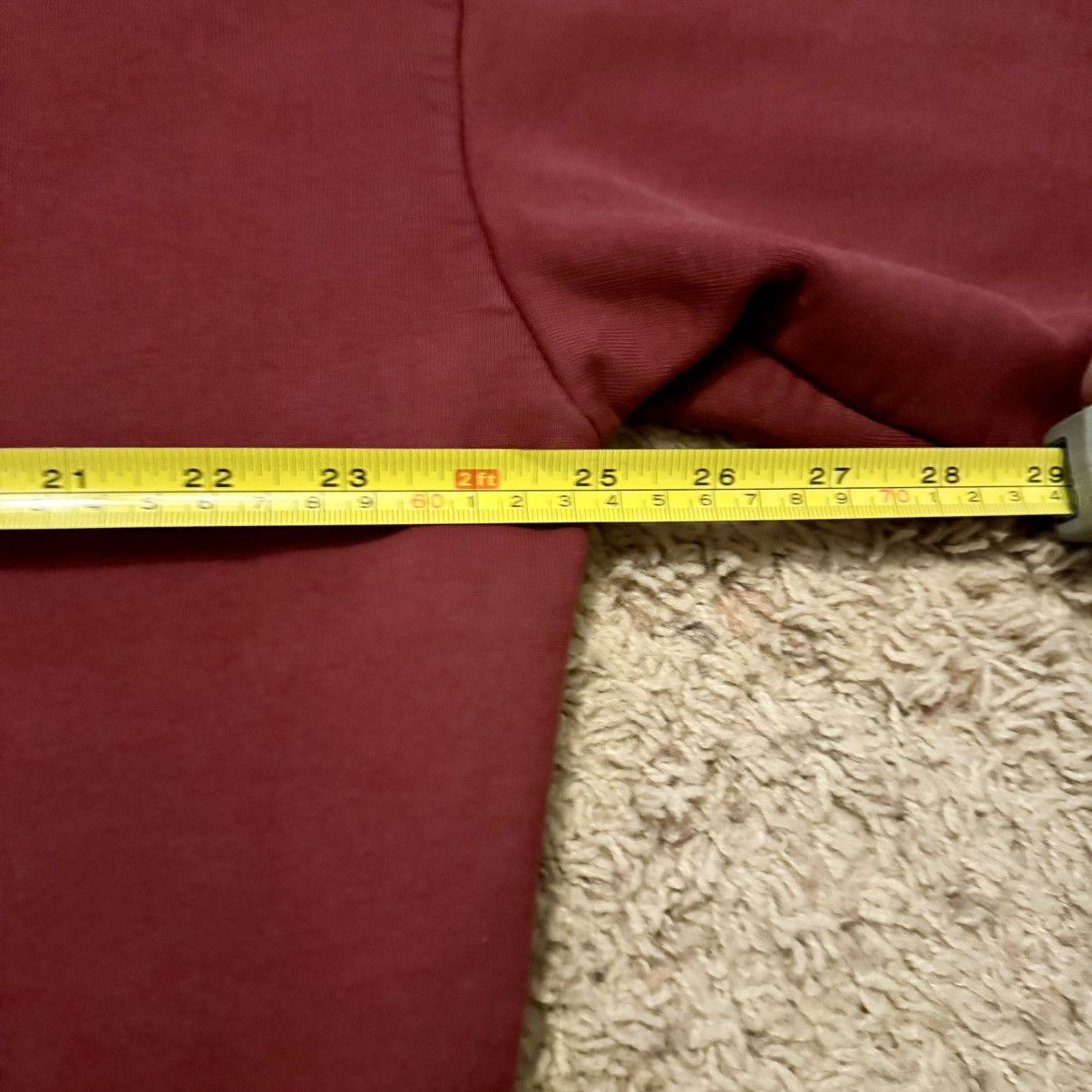 Rap Tees BURGUNDY DREW HOUSE HOODIE! Size US XL / EU 56 / 4 - 6 Thumbnail