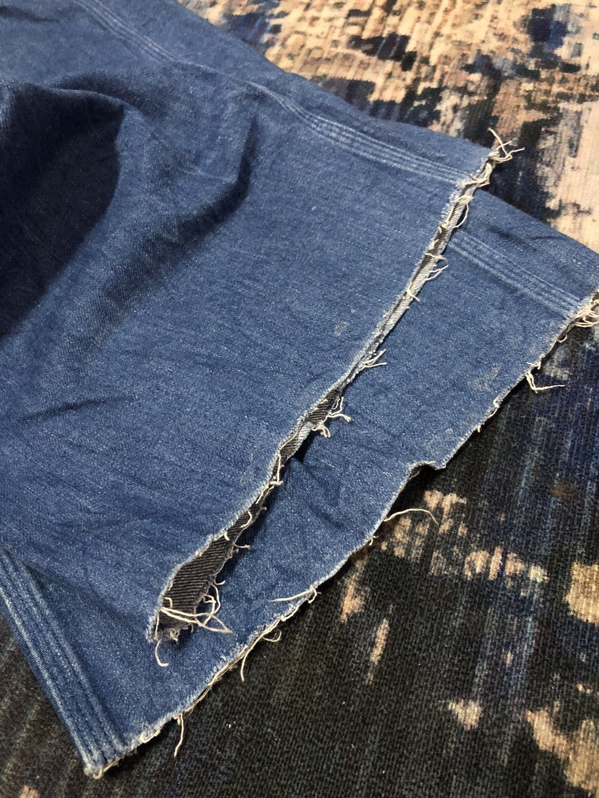 Other BAGGY CROPPED DENIM BY VINCENT ET MIREILLE Size US 28 / EU 44 - 8 Thumbnail