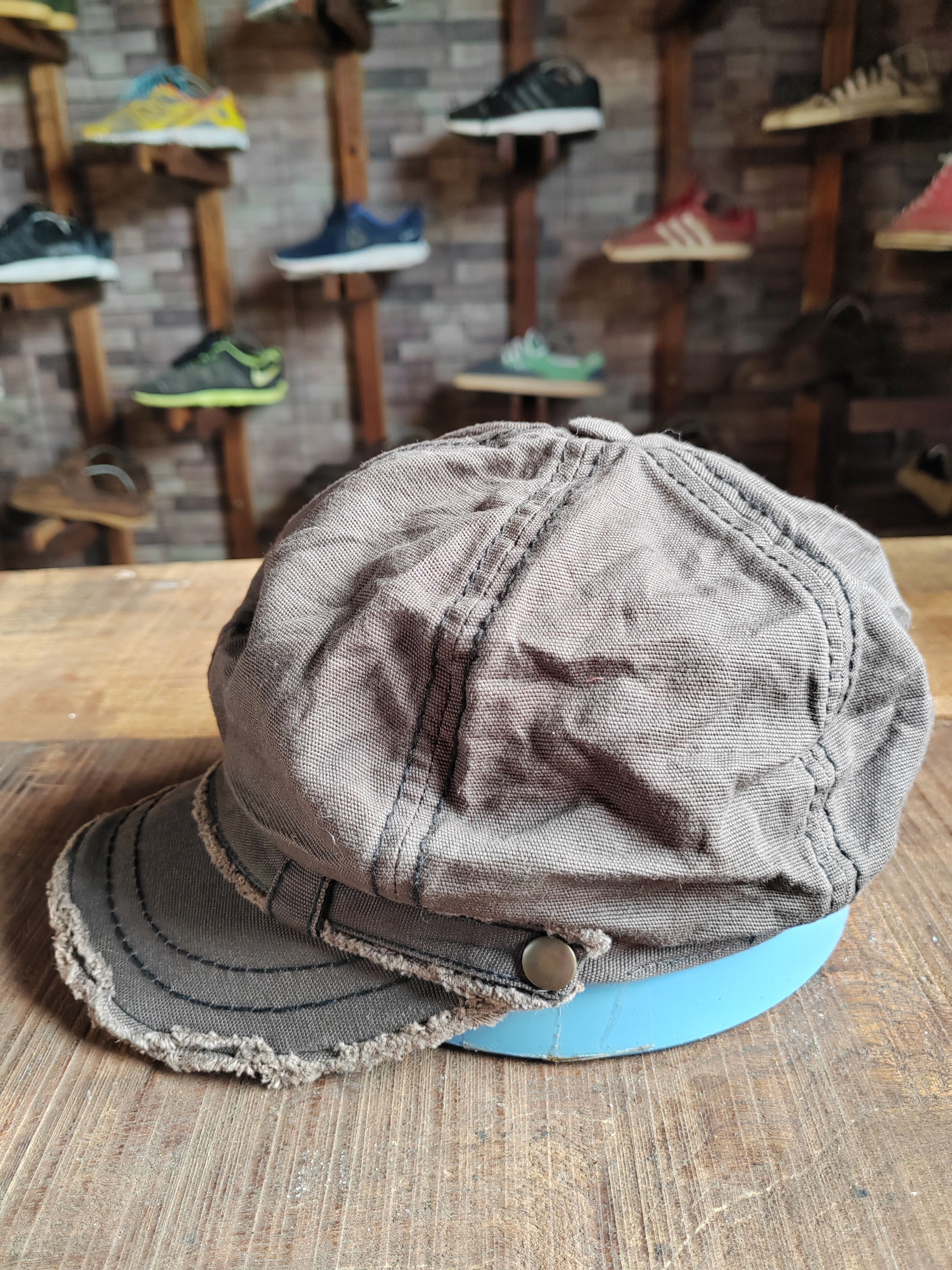 Japanese Brand Vintage Japanese Distressed Style Cap Hat Size ONE SIZE - 1 Thumbnail