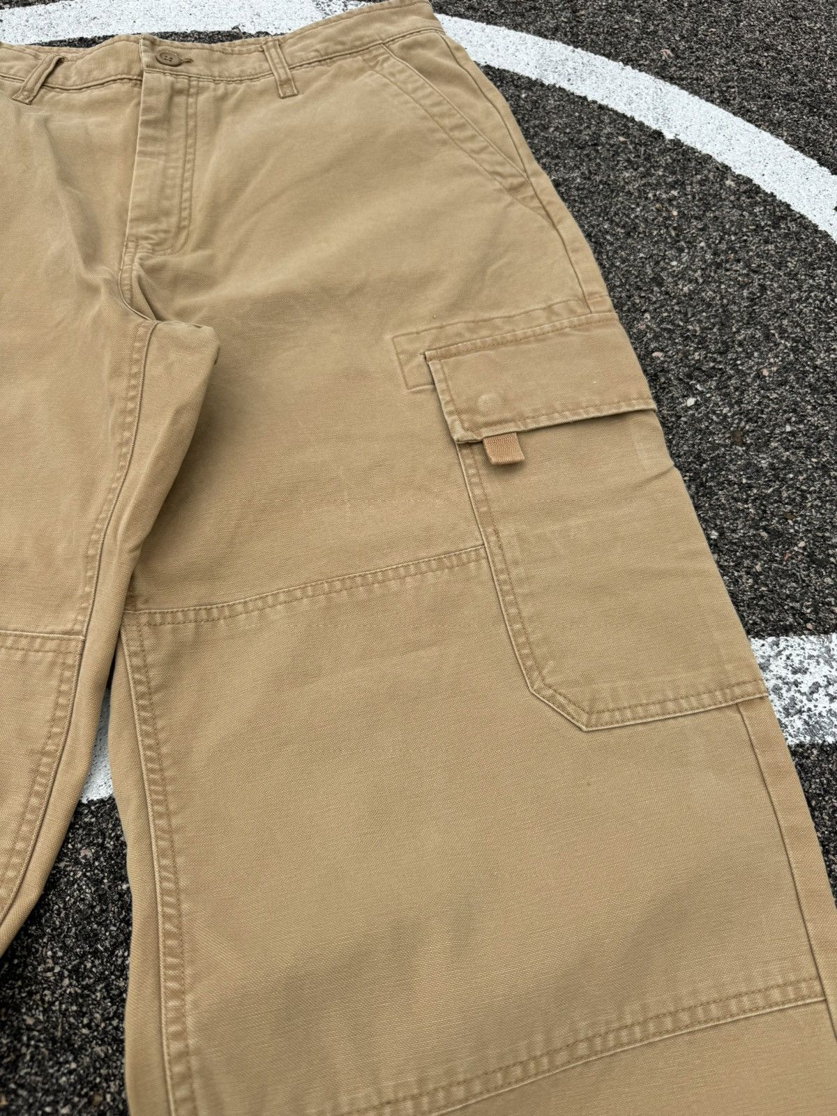 Gap × Jean × Vintage Vintage Gap Double Knee Cargo Pants Size US 32 / EU 48 - 3 Thumbnail