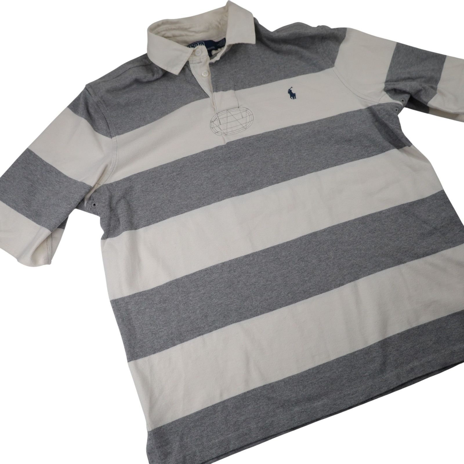 Polo Ralph Lauren Vintage Polo Ralph Lauren Rugby Shirt Size US L / EU 52-54 / 3 - 3 Thumbnail