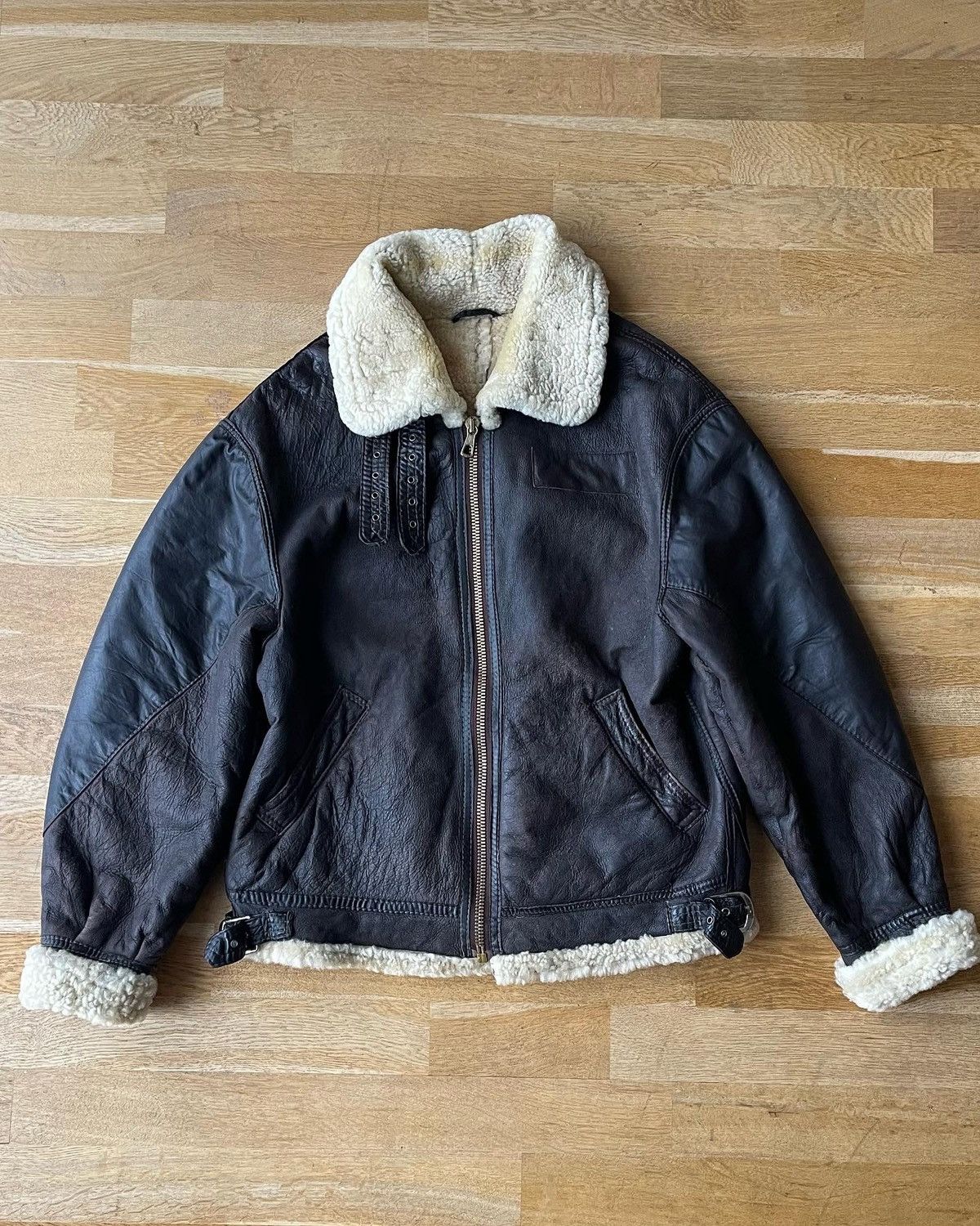 Vintage B-3 Sheepskin Bomber Jacket | Grailed