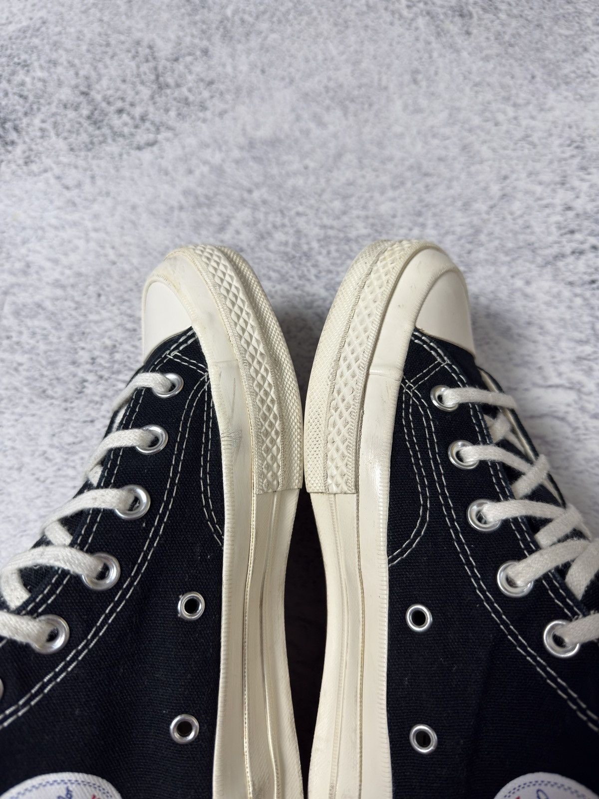 Comme des Garcons PLAY × Converse Comme Des Garçons Play x Converse High Top Sneakers Woman Size US 8 / IT 38 - 7 Thumbnail