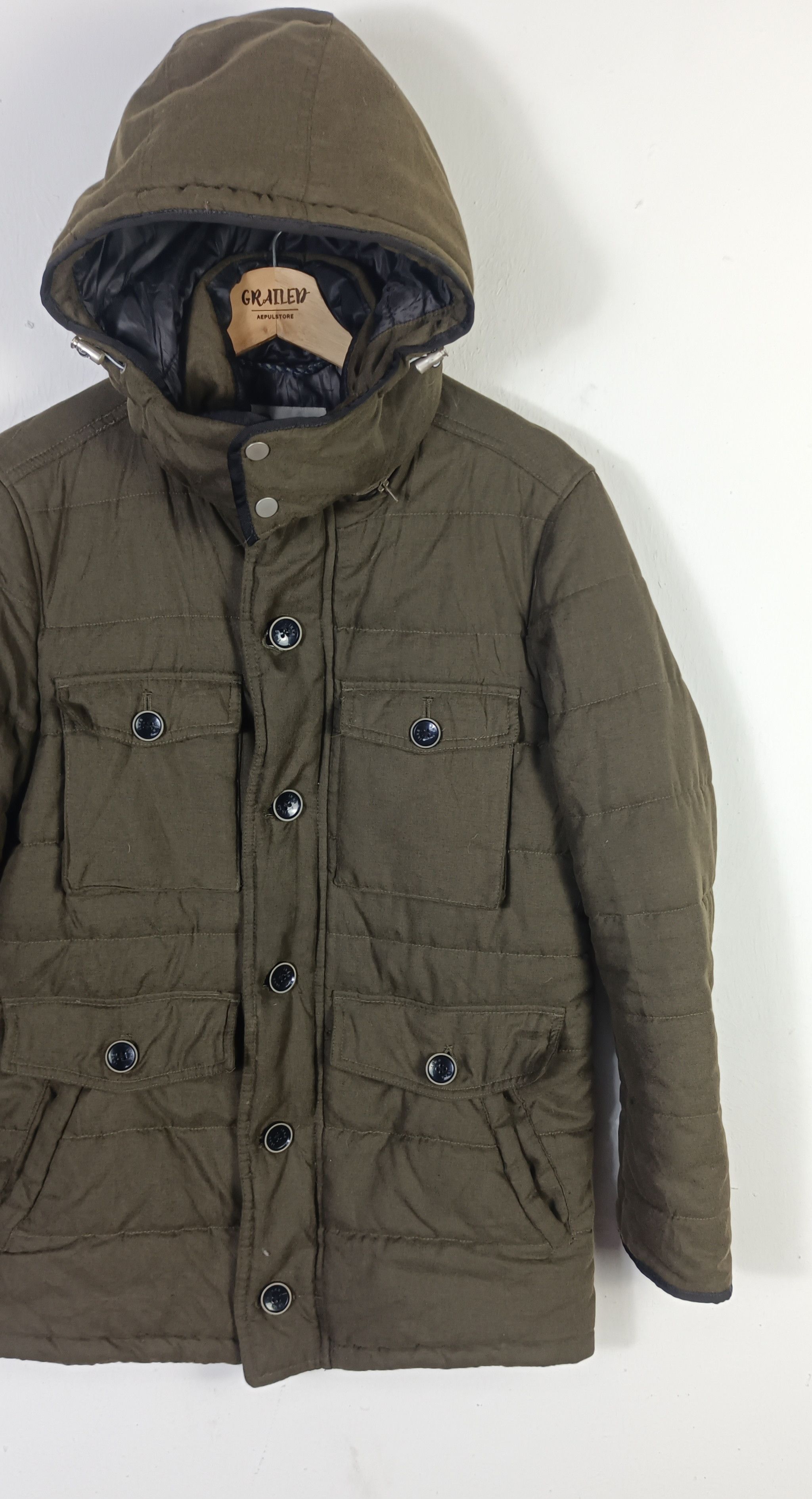 Japanese Brand IKKA Puffer Hoodie Tactical Pocket Size US M / EU 48-50 / 2 - 5 Thumbnail