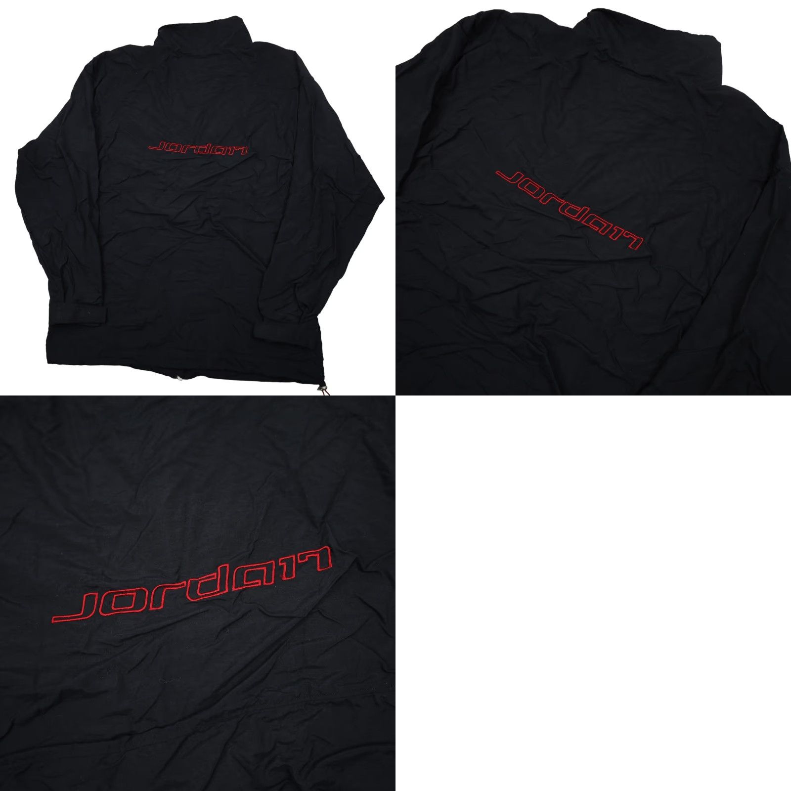 Jordan Brand VINTAGE Nike Air Jordan Mens XL Windbreaker Jacket Black Size US XL / EU 56 / 4 - 8 Thumbnail