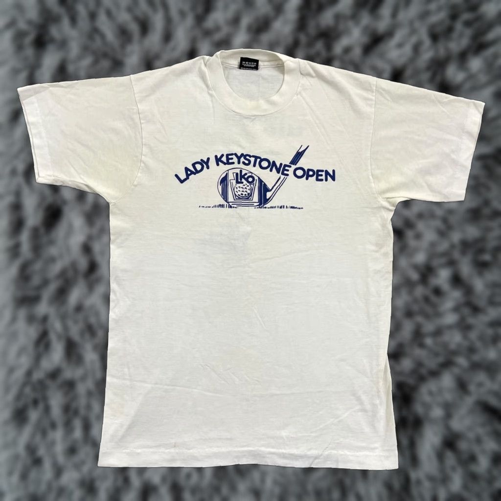 Vintage VINTAGE Screen Stars T-Shirt Size US L / EU 52-54 / 3 - 1 Thumbnail