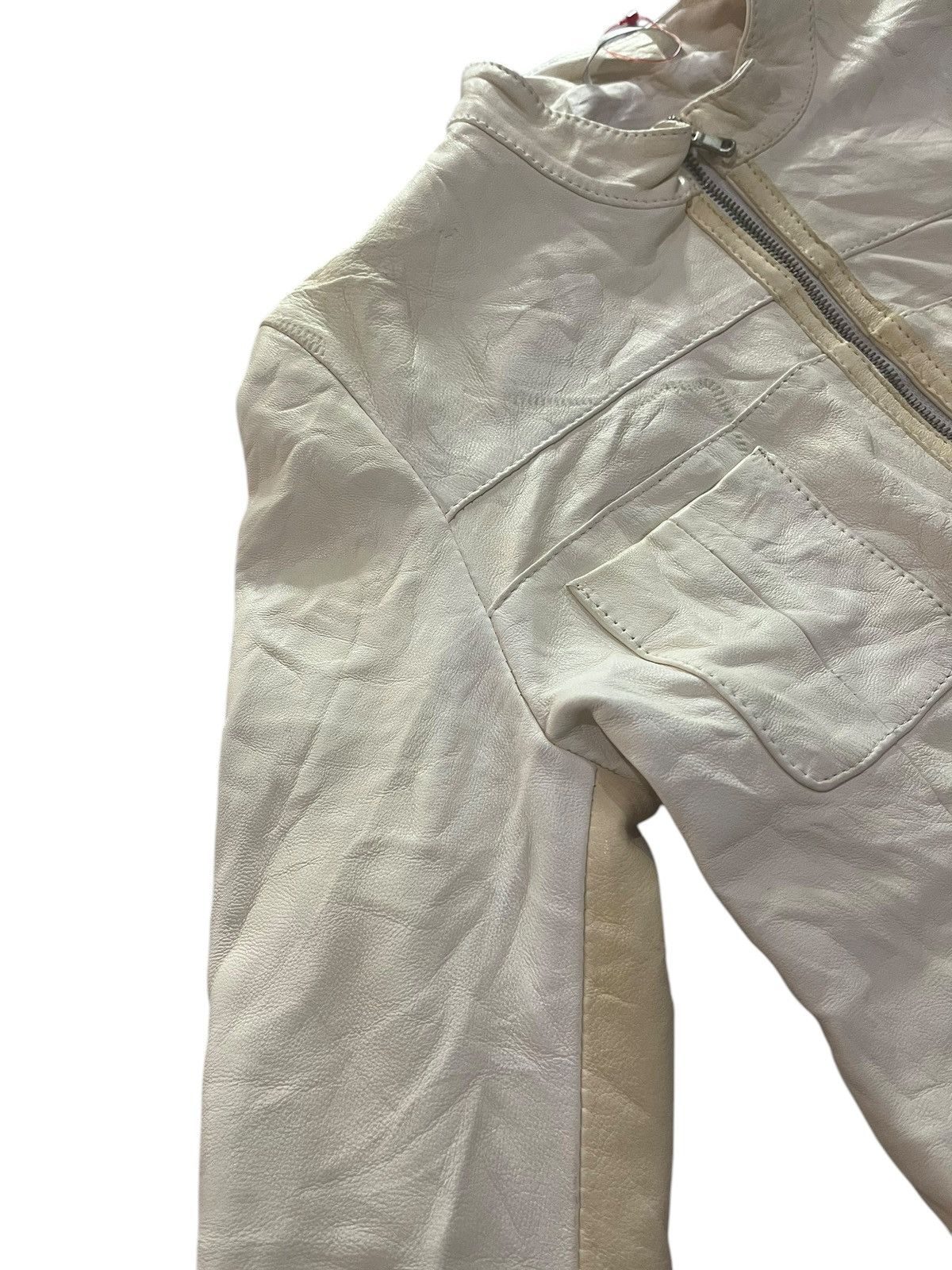 If Six Was Nine LAST DROP!!! LALTRAMODA LGB GENUINE LEATHER ZIPPER JACKET Size XS / US 0-2 / IT 36-38 - 3 Thumbnail