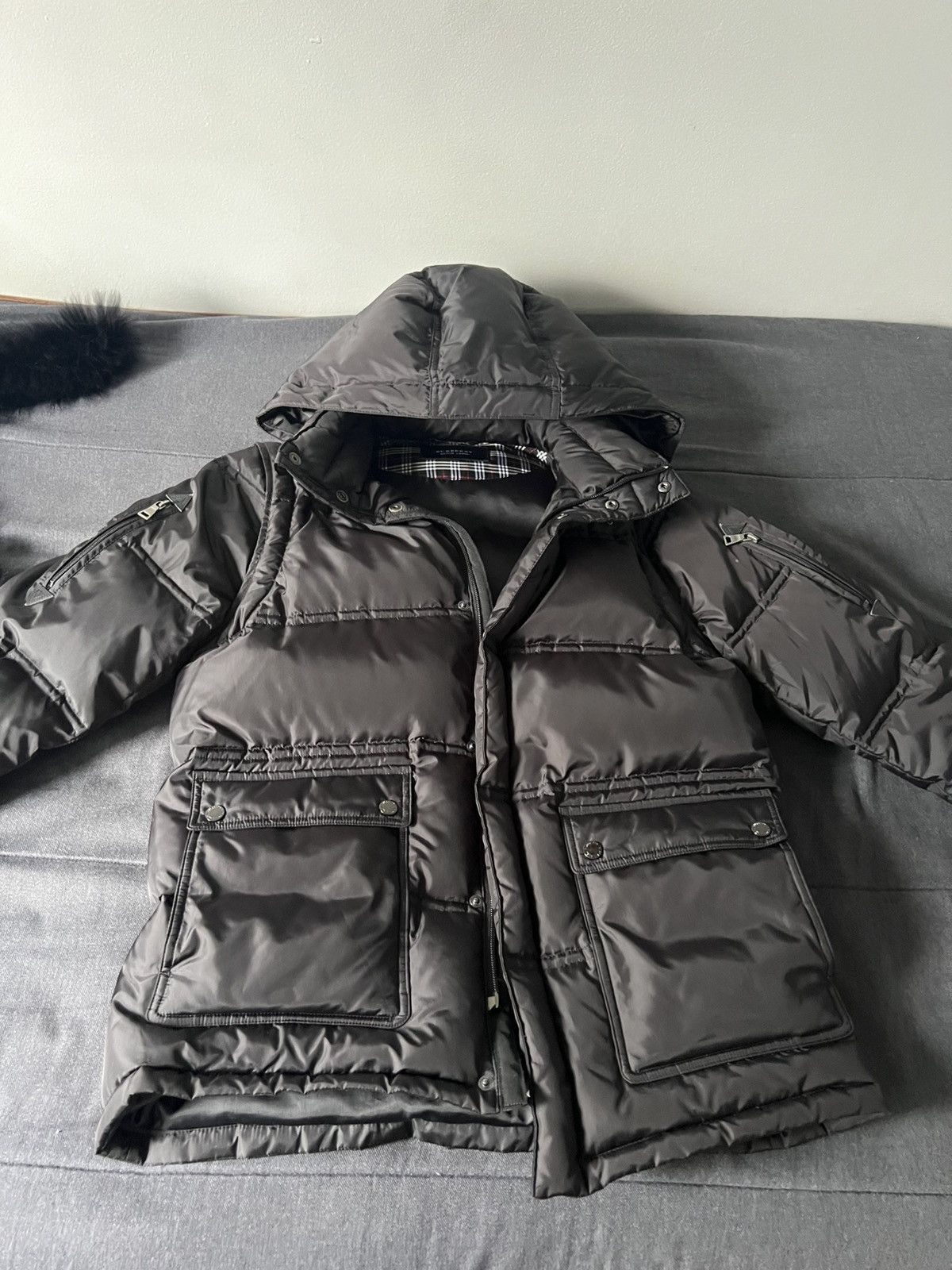 Burberry Vintage Burberry Black label down puffer Size US L / EU 52-54 / 3 - 2 Thumbnail