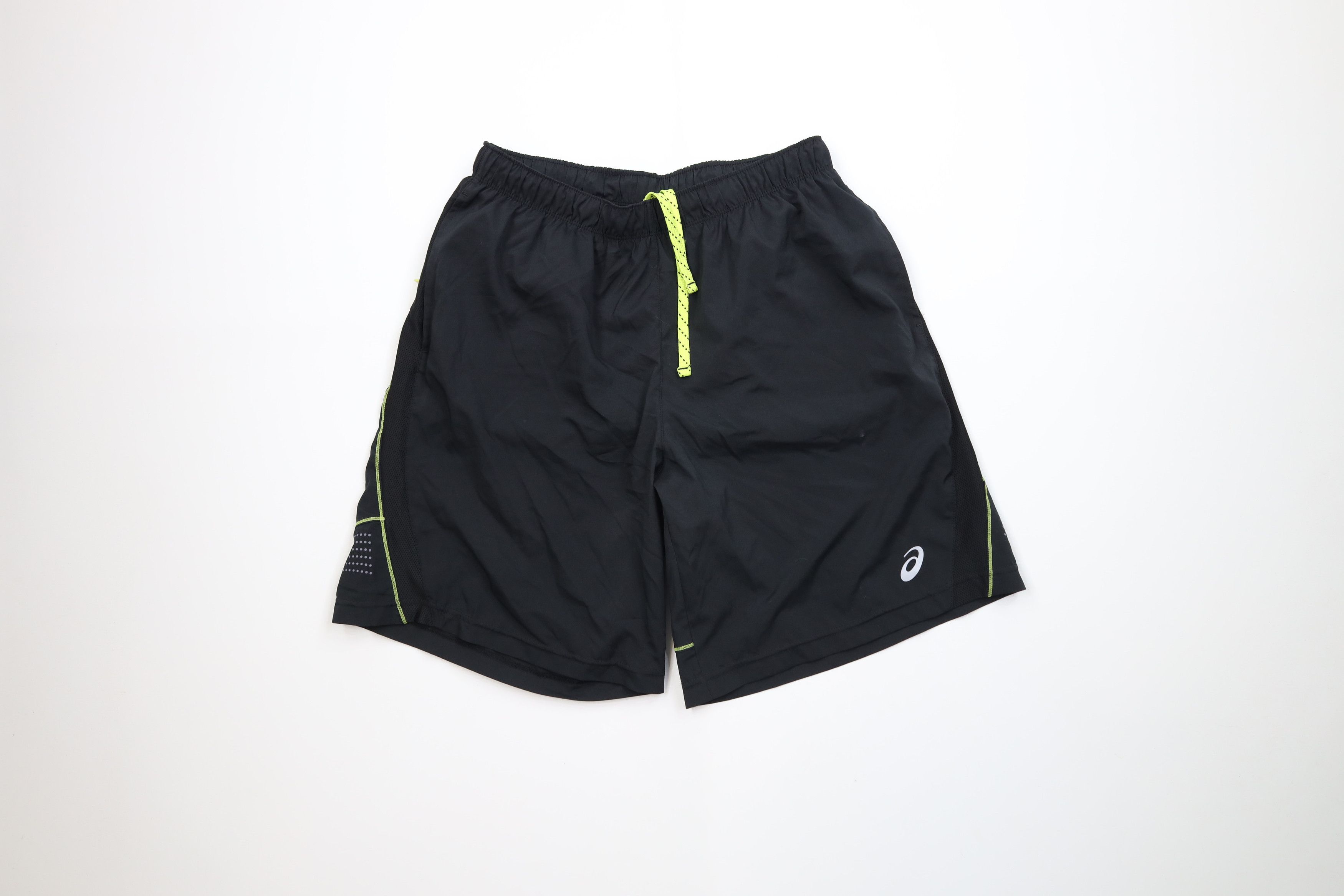 Asics Vintage Y2K Asics Lined Running Jogging Shorts Black Size US 34 / EU 50 - 1 Thumbnail