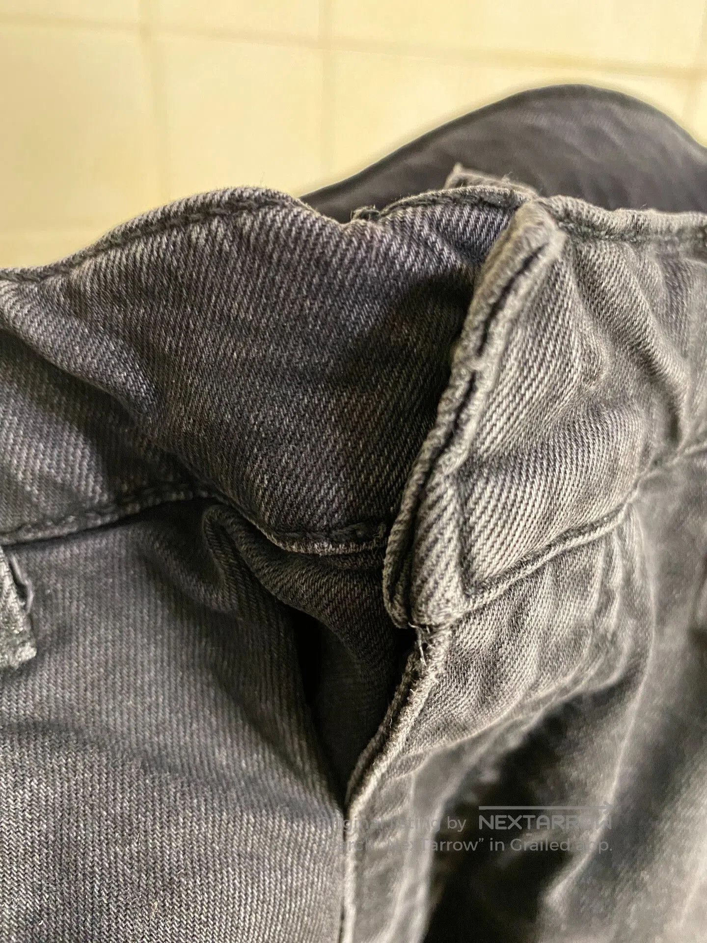 Askyurself Silver Accent Destroyed Denim Pants. Size 28" / US 6 / IT 42 - 9 Thumbnail