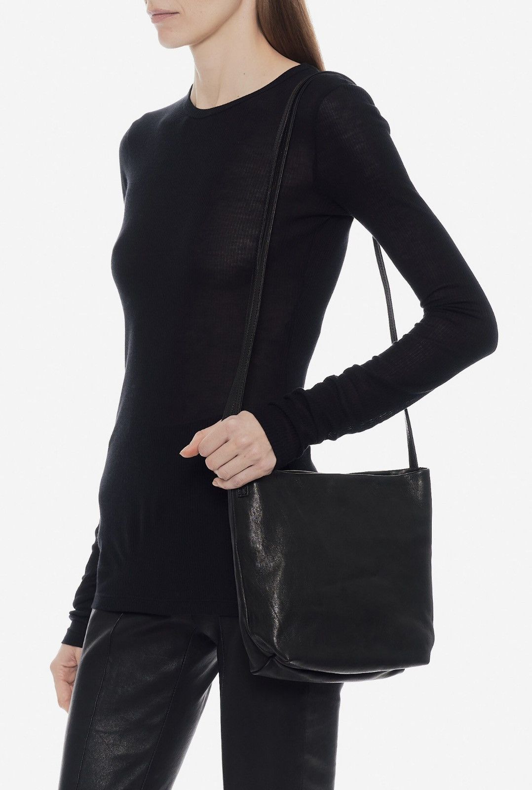 Ann Demeulemeester Ann Demeulemeester Mini Soft Leather Shoulder Bag Size ONE SIZE - 6 Thumbnail