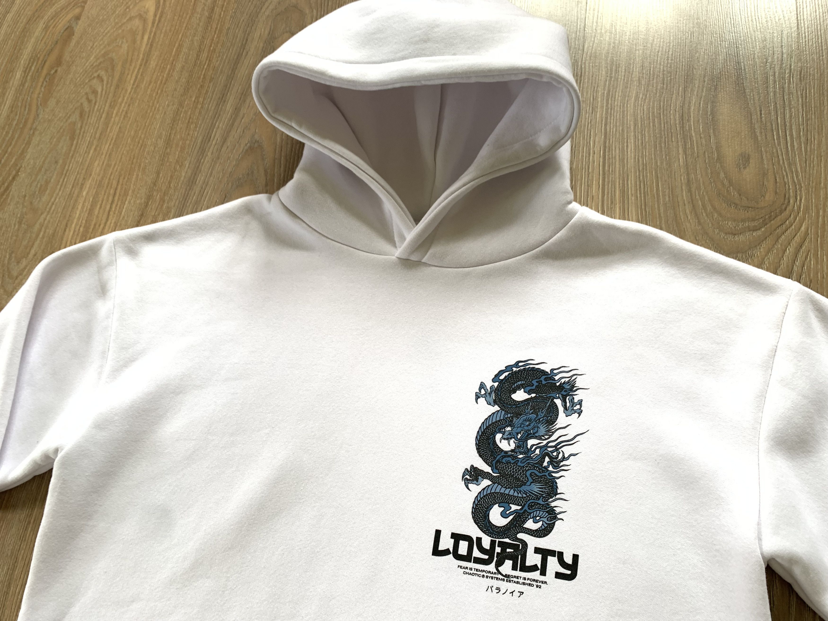 Designer Black Squad White Printed Hoodie Size US S / EU 44-46 / 1 - 4 Thumbnail