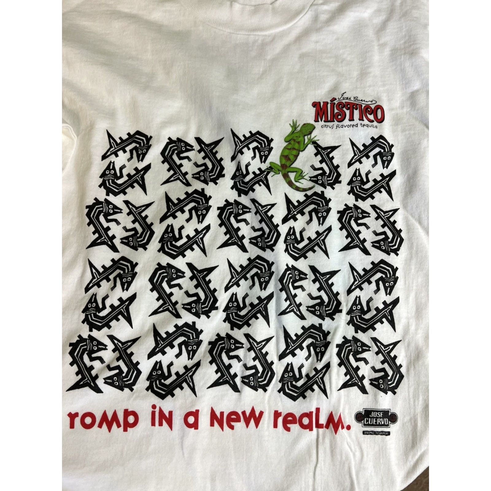 Fruit Of The Loom VINTAGE Mistico Citrus Tequila Jose Cuervo XL White T-shirt Single Stitch Booze Size US XL / EU 56 / 4 - 4 Thumbnail