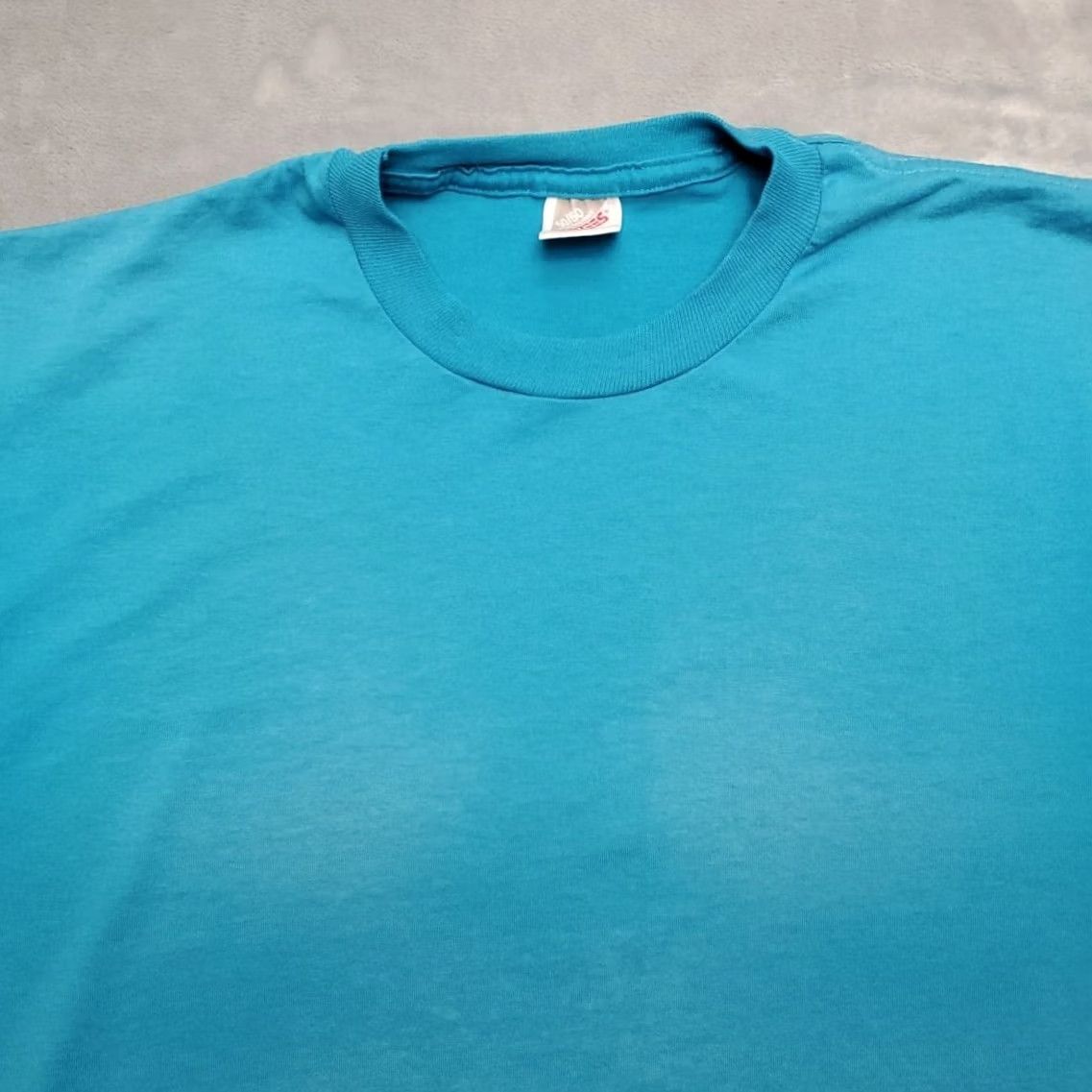 Jerzees VINTAGE Jerzees T Shirt Men XL Blue 50/50 Heavyweight Crewneck Made in USA Size US XL / EU 56 / 4 - 3 Thumbnail