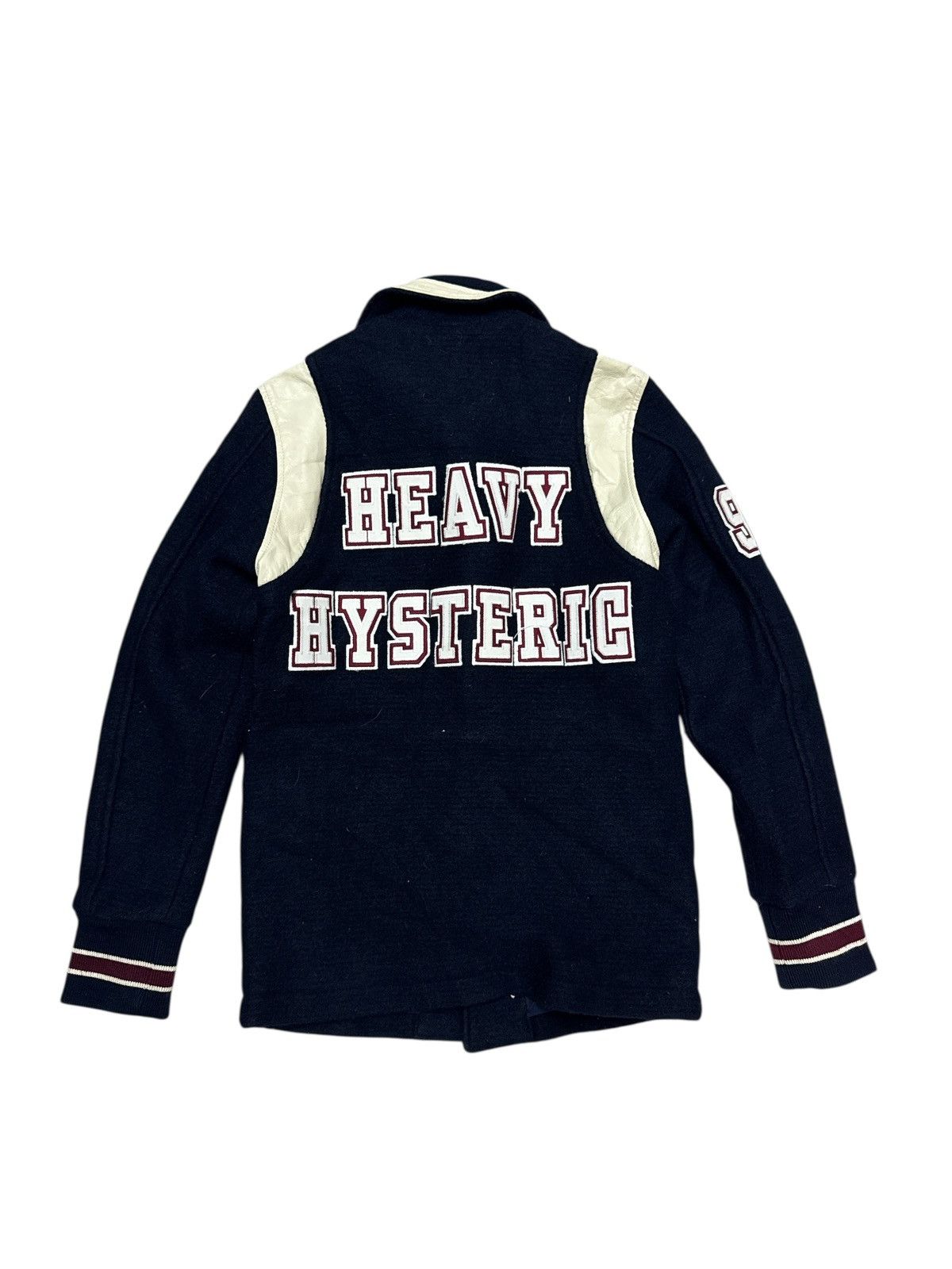 Hysteric Glamour VINTAGE HYSTERIC GLAMOUR WOOL VARSITY JACKET Size US S / EU 44-46 / 1 - 2 Thumbnail
