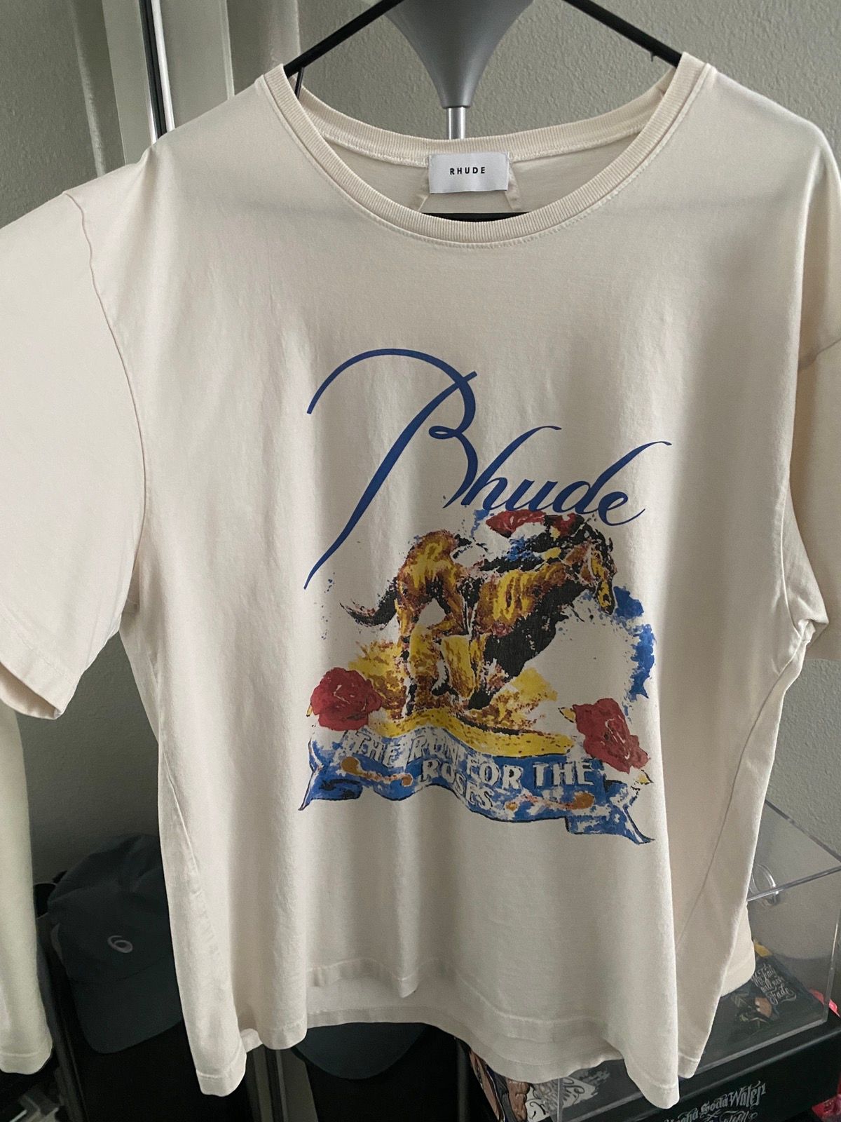Pre-owned Rhude Seven Falls T-shirt In White