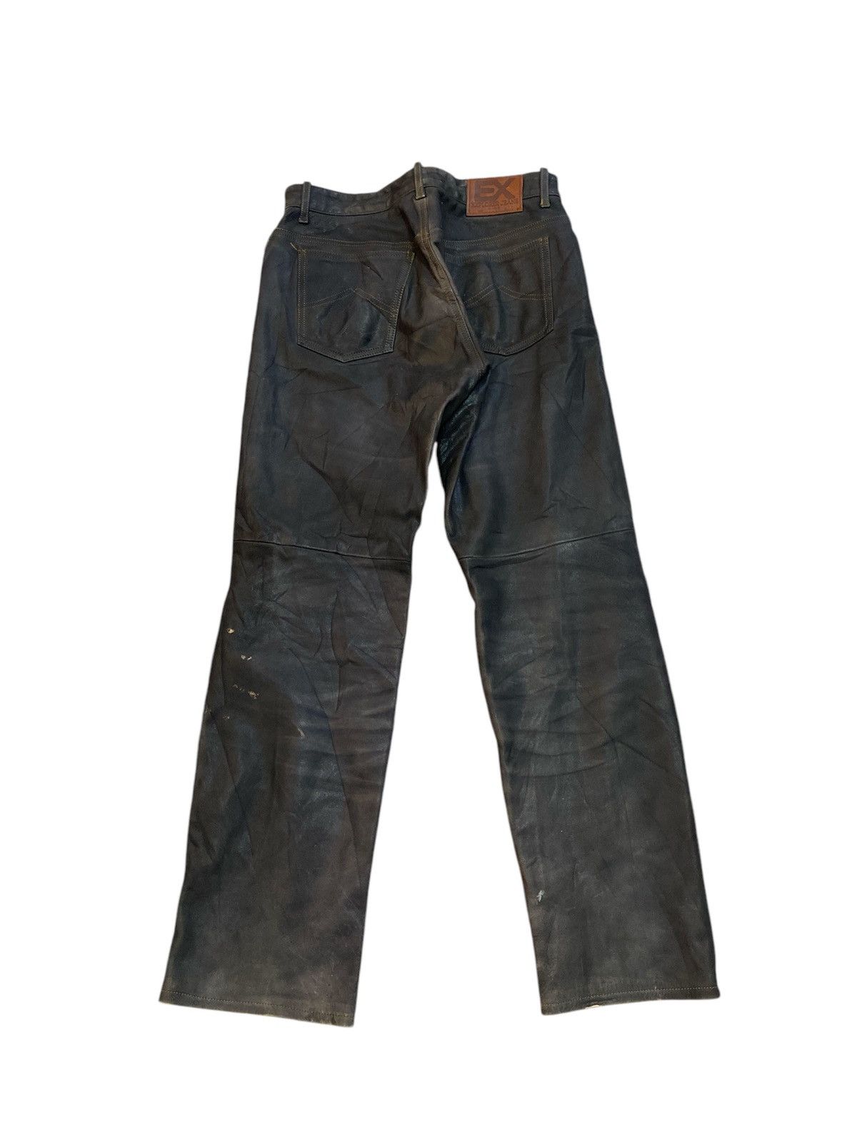 Japanese Brand × Leather × Vintage Vintage Explorer Riding Jeans Leather Lot 7278 Made Japan Size US 32 / EU 48 - 2 Thumbnail