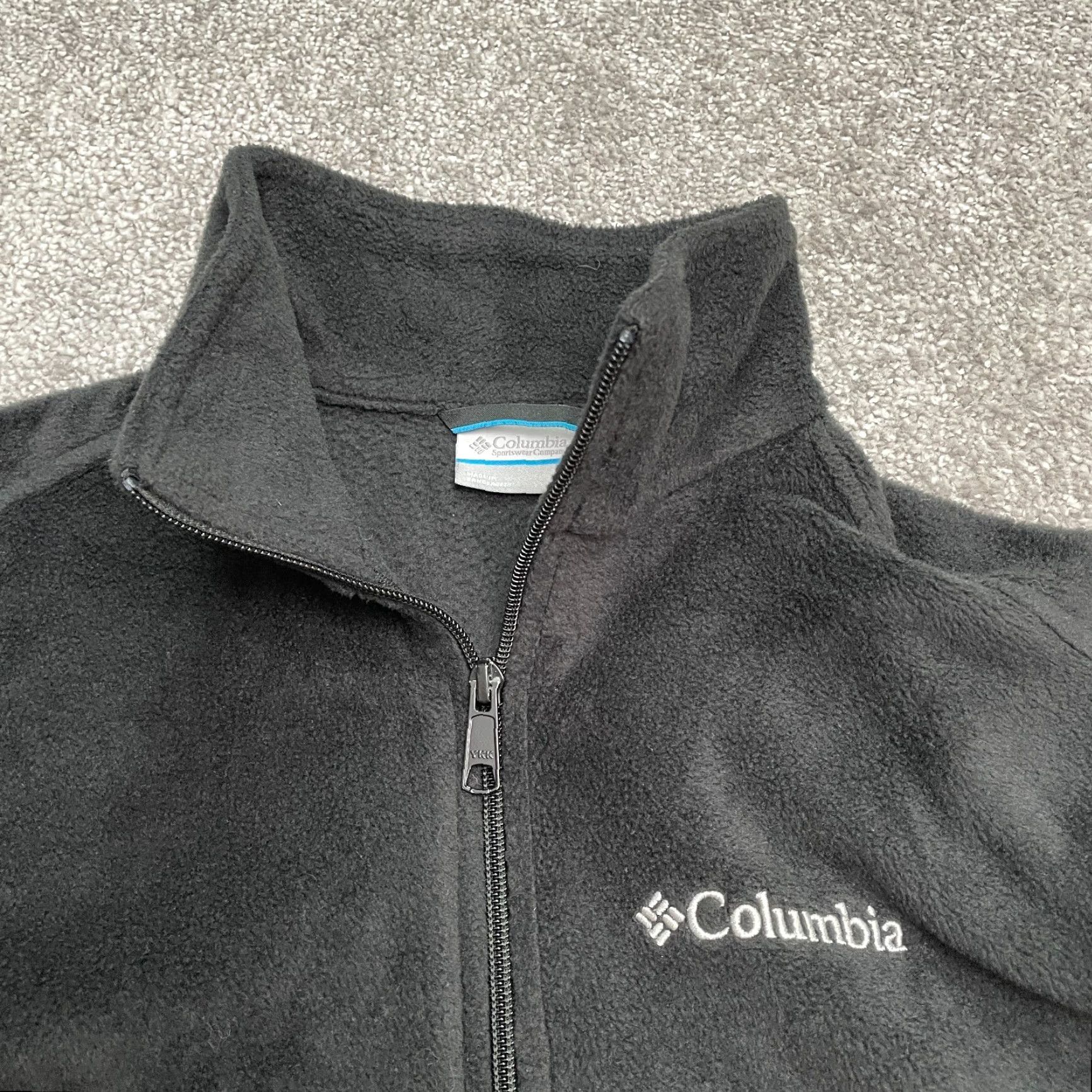 Vintage Columbia Vest Mens Small Black Full Zip Pockets Outdoor Steens Mountain Fleece Size US S / EU 44-46 / 1 - 3 Thumbnail