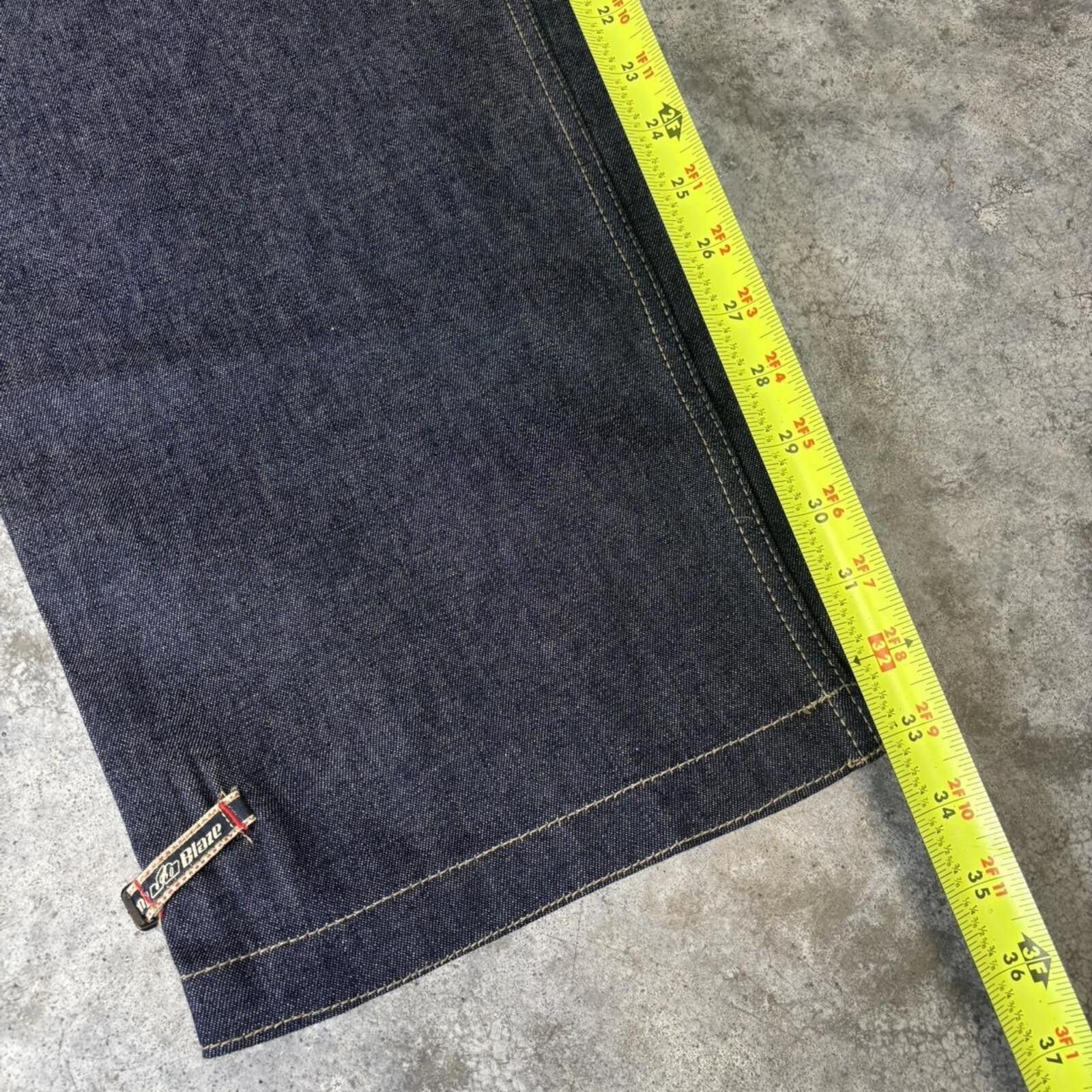 Southpole Johnny Blaze Y2K Wide Leg Baggy Alternative Denim Jeans Size US 38 / EU 54 - 6 Thumbnail