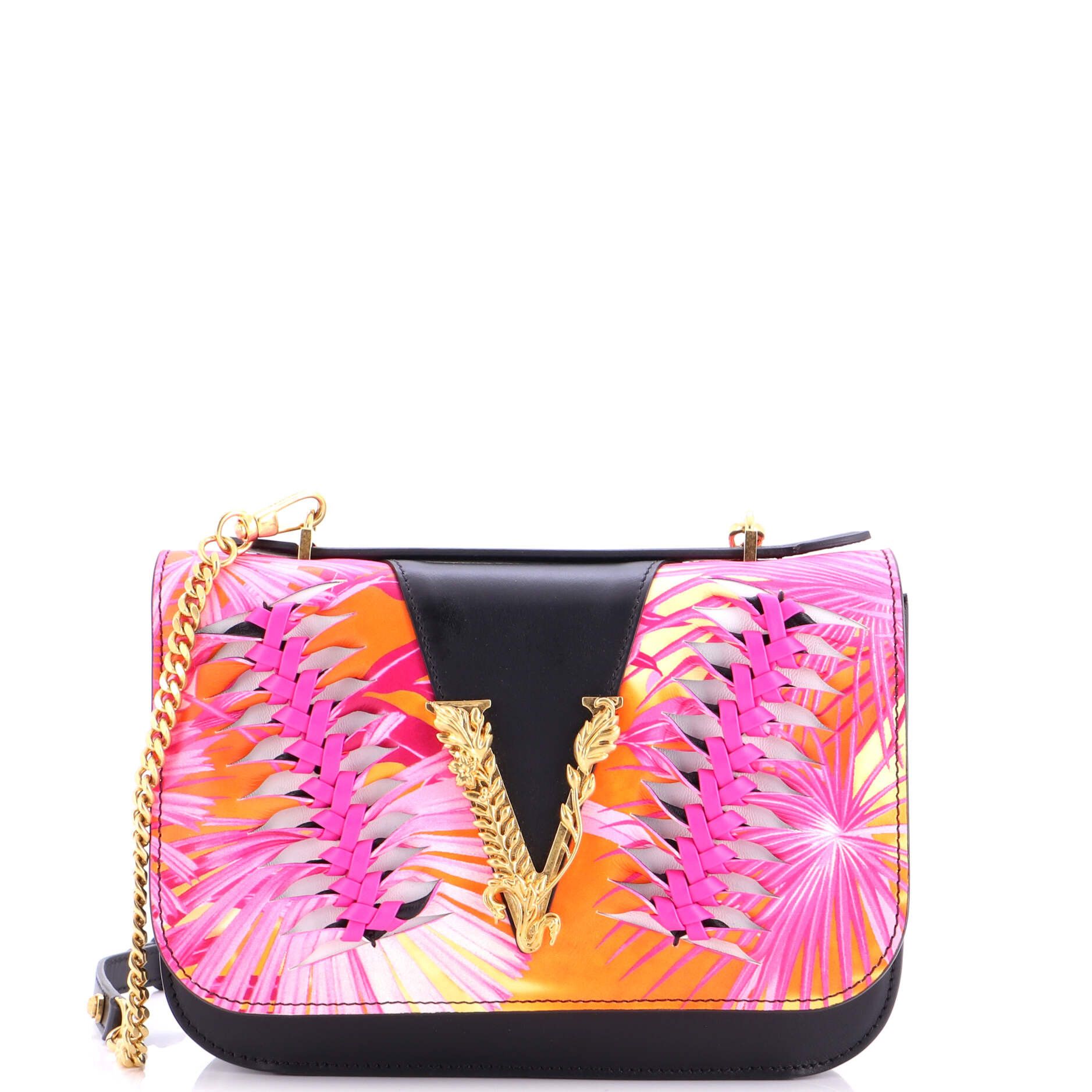 Versace Virtus Flap Shoulder Bag Size ONE SIZE - 1 Thumbnail