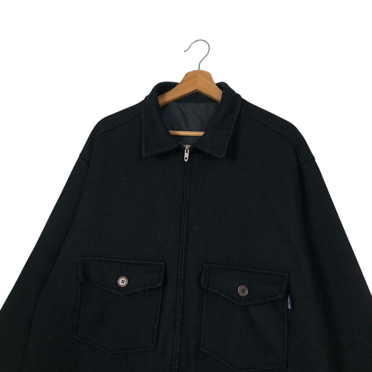 Vintage 🔥VINTAGE WOOL WORK JACKET BLUE MARLIN ISSEY MIYAKE Size US M / EU 48-50 / 2 - 11 Thumbnail