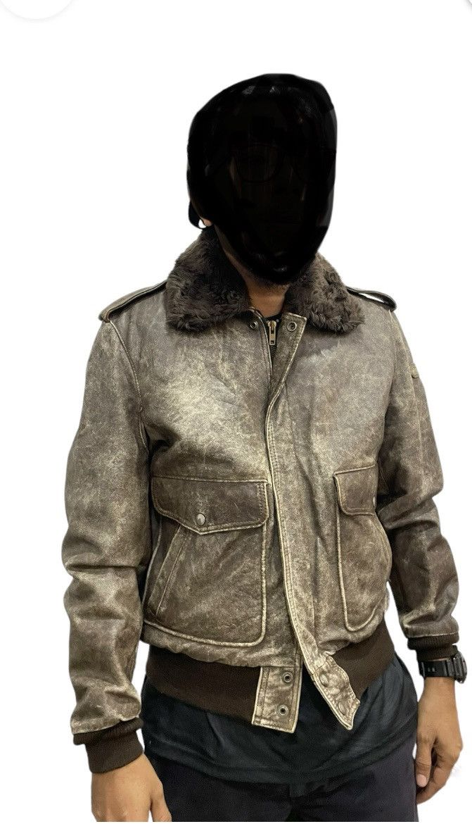 Japanese Brand Japan Brand Ravine Faded Bomber Jacket Size US L / EU 52-54 / 3 - 17 Thumbnail