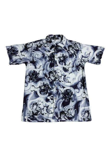 Japanese Brand Cinema 100% Rayon Shirt Size US L / EU 52-54 / 3 - 1 Thumbnail