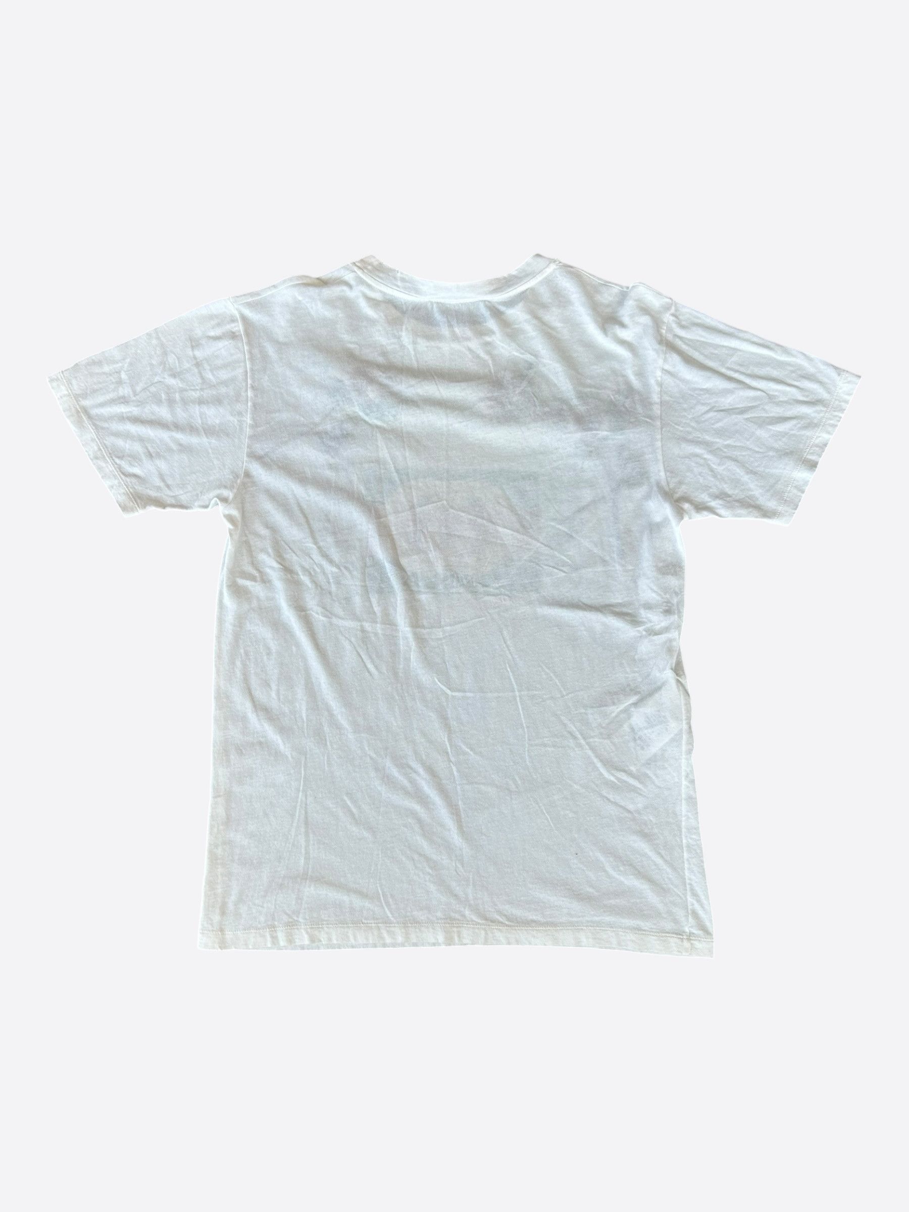 Gucci Gucci White Bootleg Logo Embroidered T-Shirt Size US XS / EU 42 / 0 - 2 Thumbnail