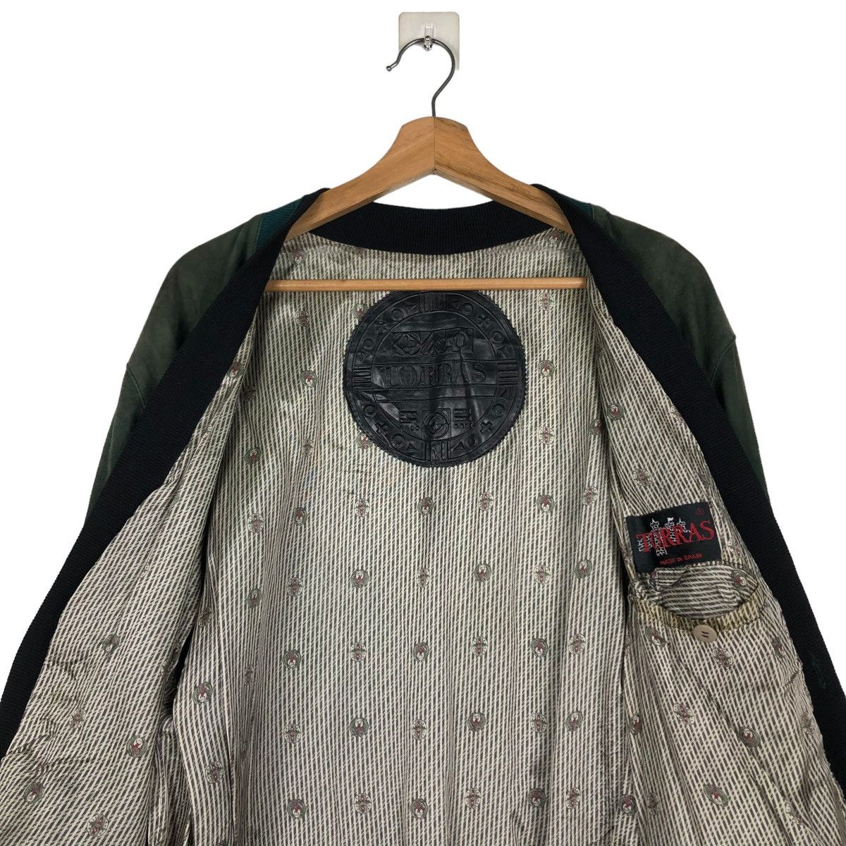Japanese Brand 🔥VINTAGE LEATHER CARDIGAN JACKET TORRAS SPAIN ISSEY MIYAKE Size US M / EU 48-50 / 2 - 16 Thumbnail