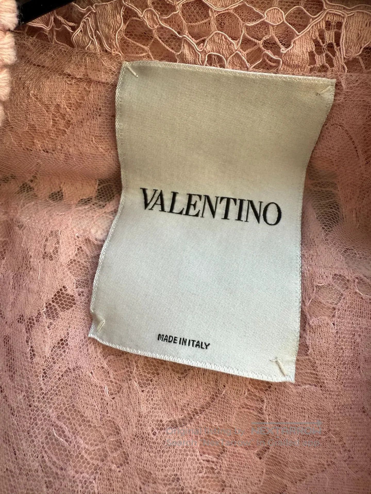 Valentino Valentino Pink Cropped Fur Coat. Size S / US 4 / IT 40 - 4 Thumbnail