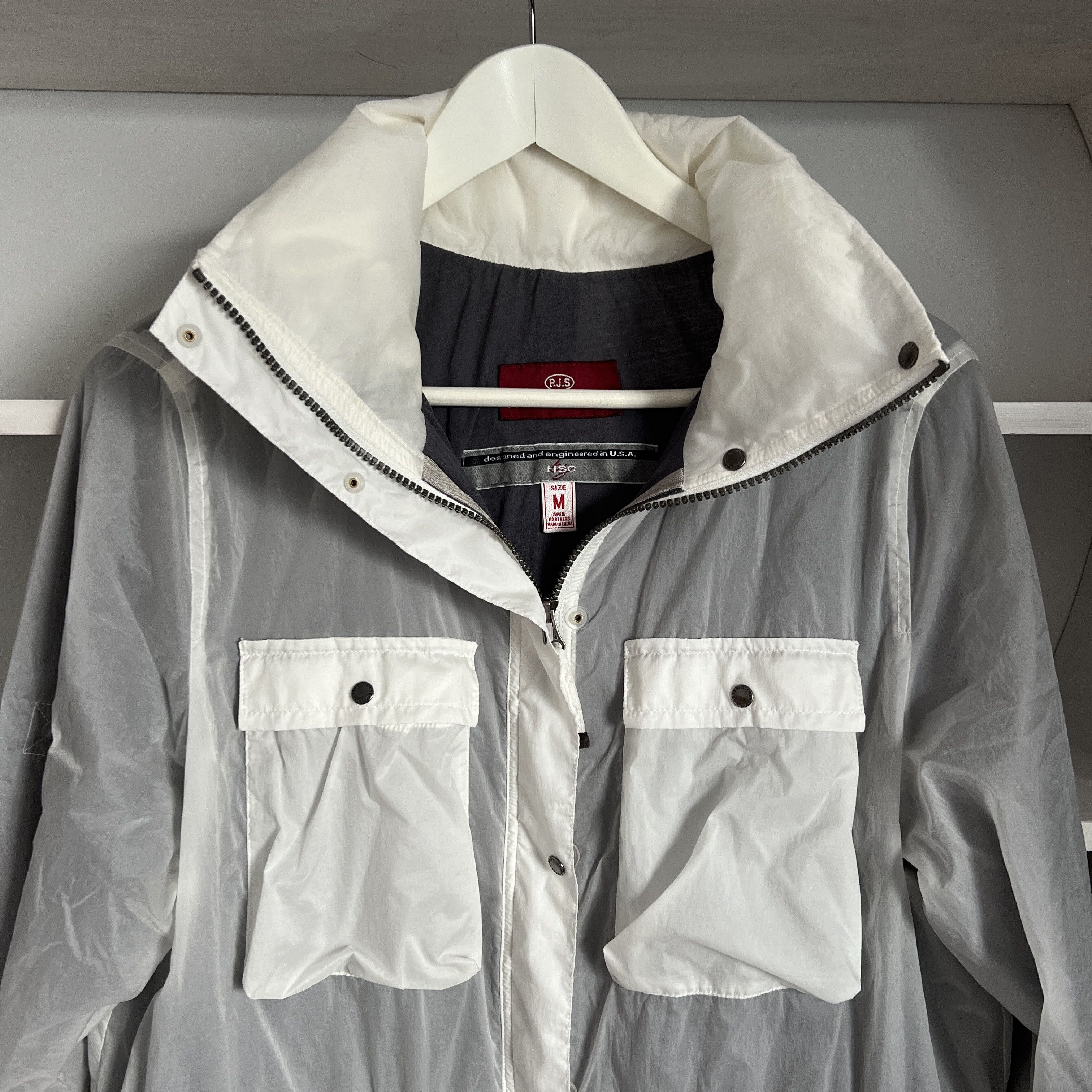 Parajumpers PARAJUMPERS MALIBU By HSC USA White Nylon Pocket Jacket M Size M / US 6-8 / IT 42-44 - 8 Thumbnail