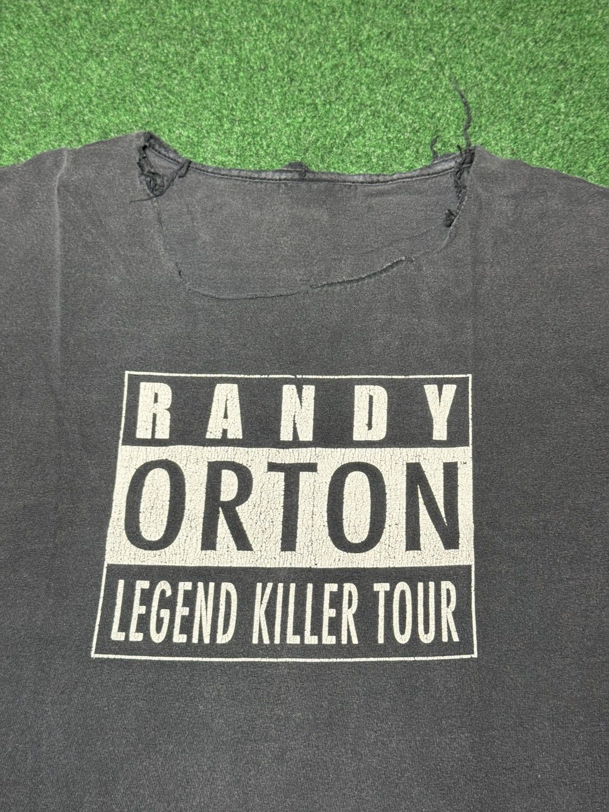 WWE Vintage WWE WWF Randy Orton Legend Killer Tour Cutoff Shirt Size US XL / EU 56 / 4 - 2 Thumbnail