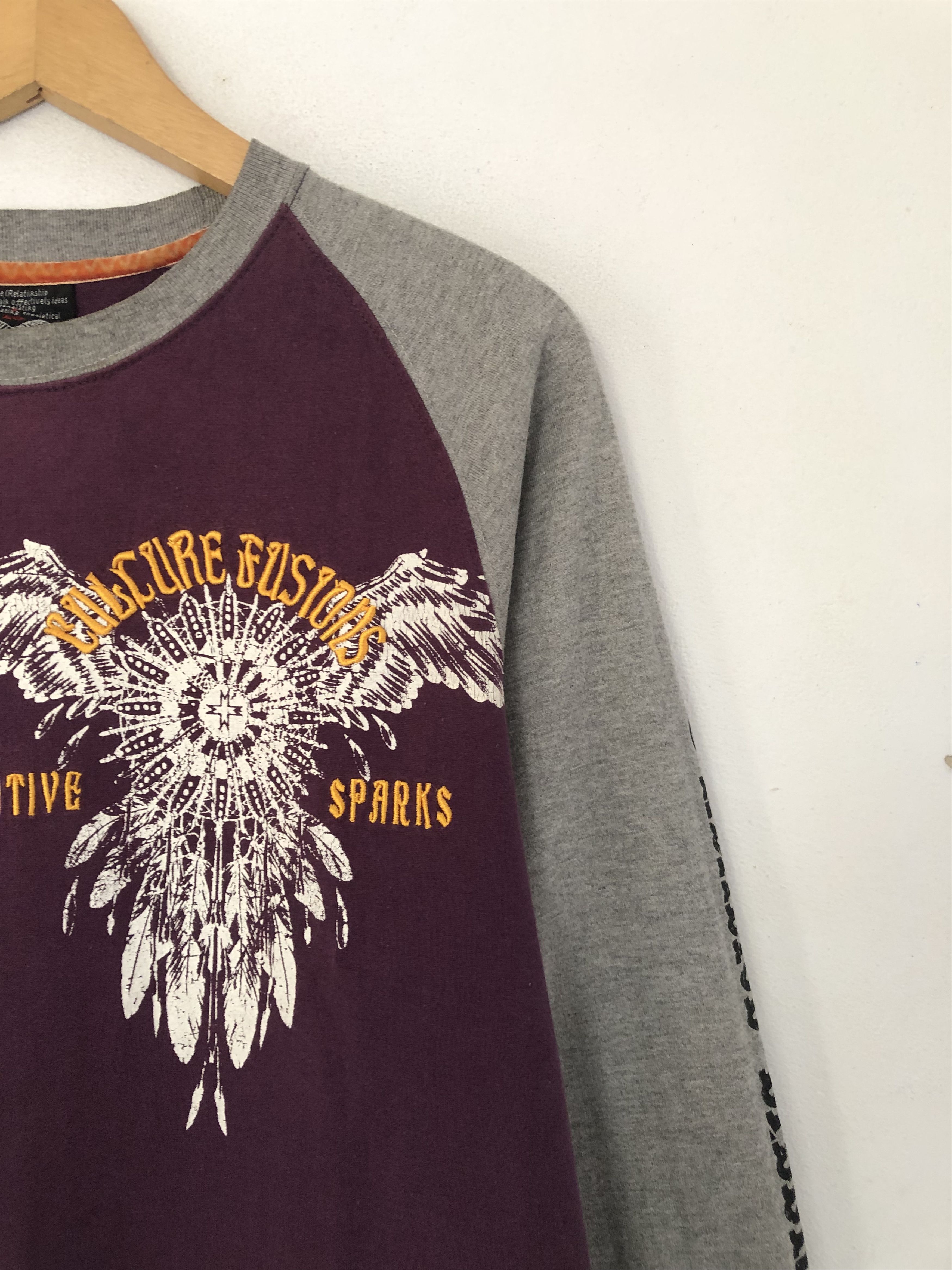 If Six Was Nine Japanese Tribal Poem LongSleeve Rock Punk Style Size US L / EU 52-54 / 3 - 4 Thumbnail