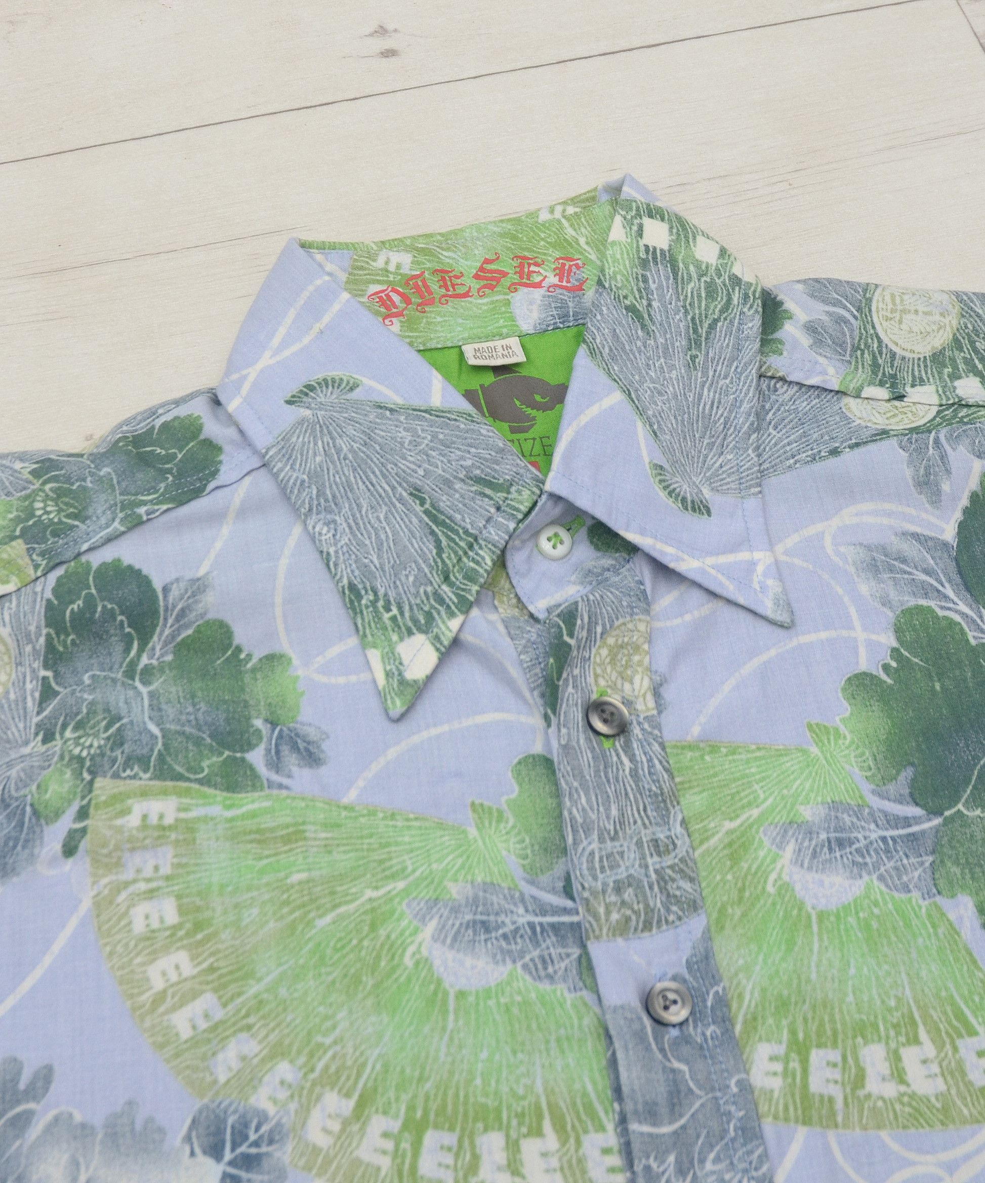 Diesel × Vintage Y2K Diesel Floral Japan Hawaiian style short sleeve shirt Size US M / EU 48-50 / 2 - 5 Thumbnail