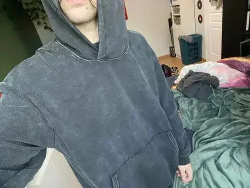 Designer × Japanese Brand Vintage Black Acid Wash Hoodie Size US L / EU 52-54 / 3 - 2 Thumbnail