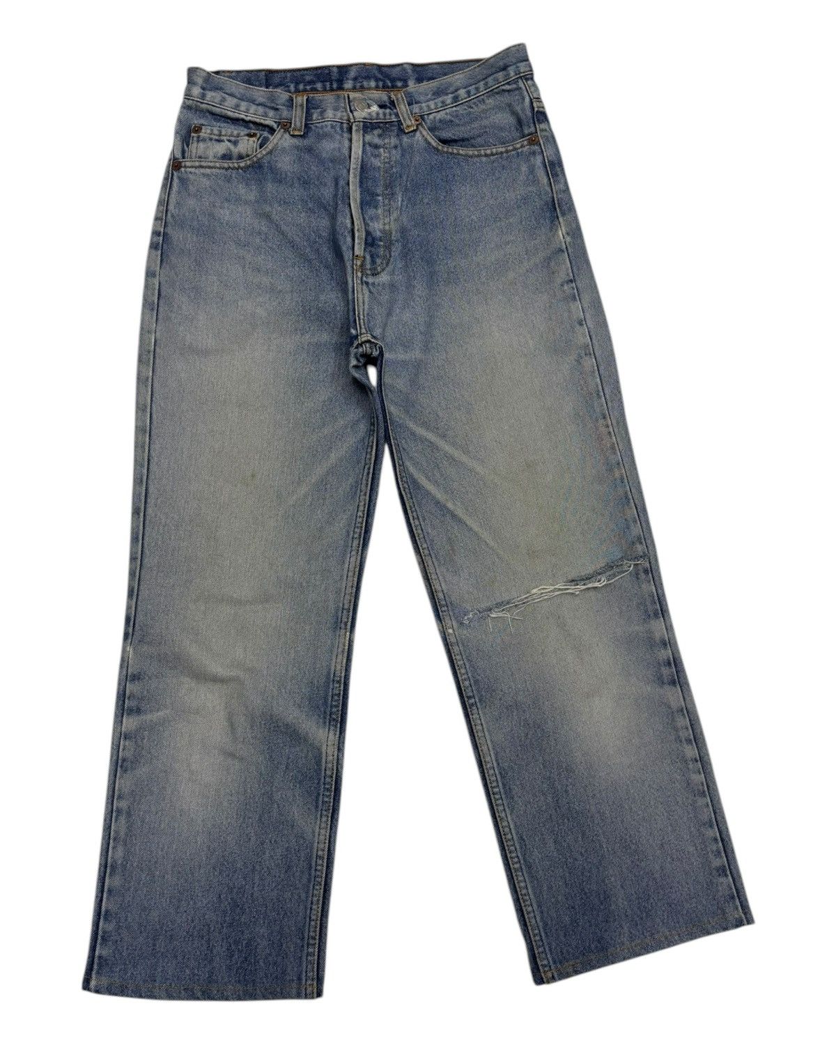 Levi's VINTAGE LEVIS 501 CROP DISTRESSED DENIM Size US 28 / EU 44 - 3 Thumbnail
