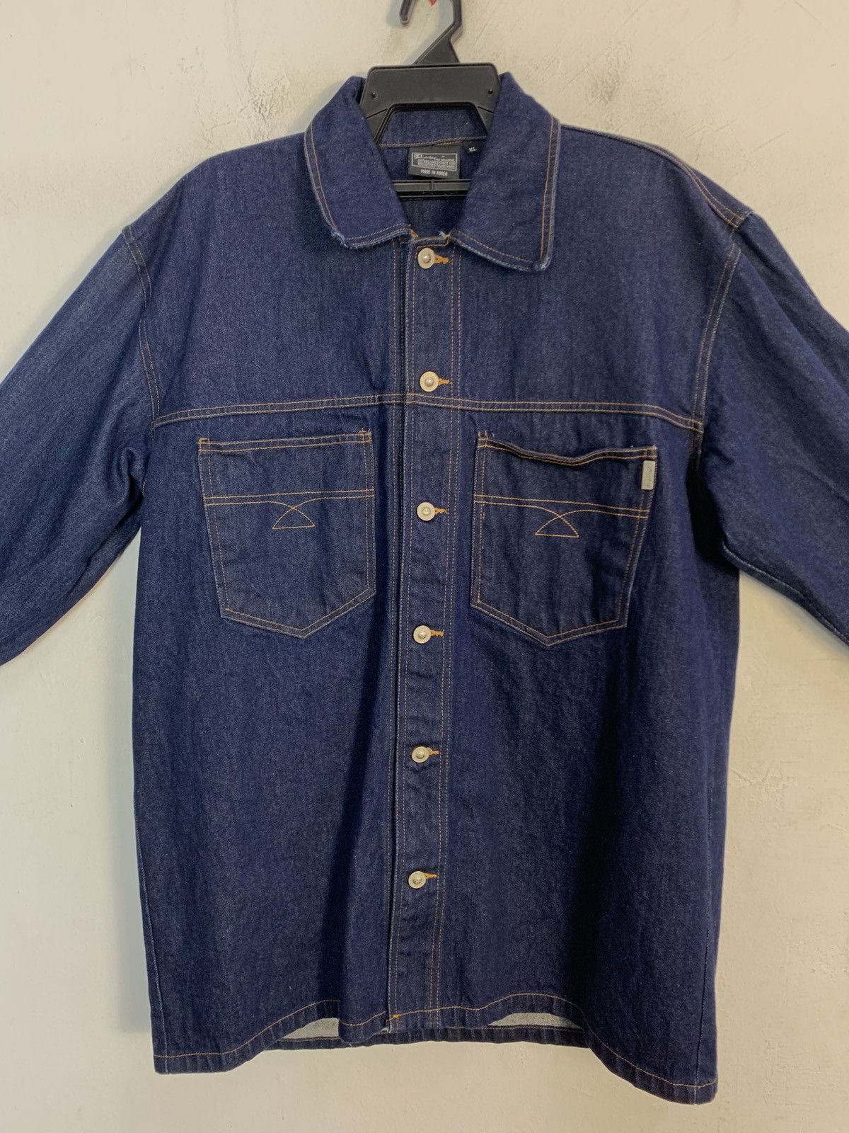 Karl Kani Vintage Karl Kani Surplus Button Down Denim Jacket Size US XL / EU 56 / 4 - 4 Thumbnail