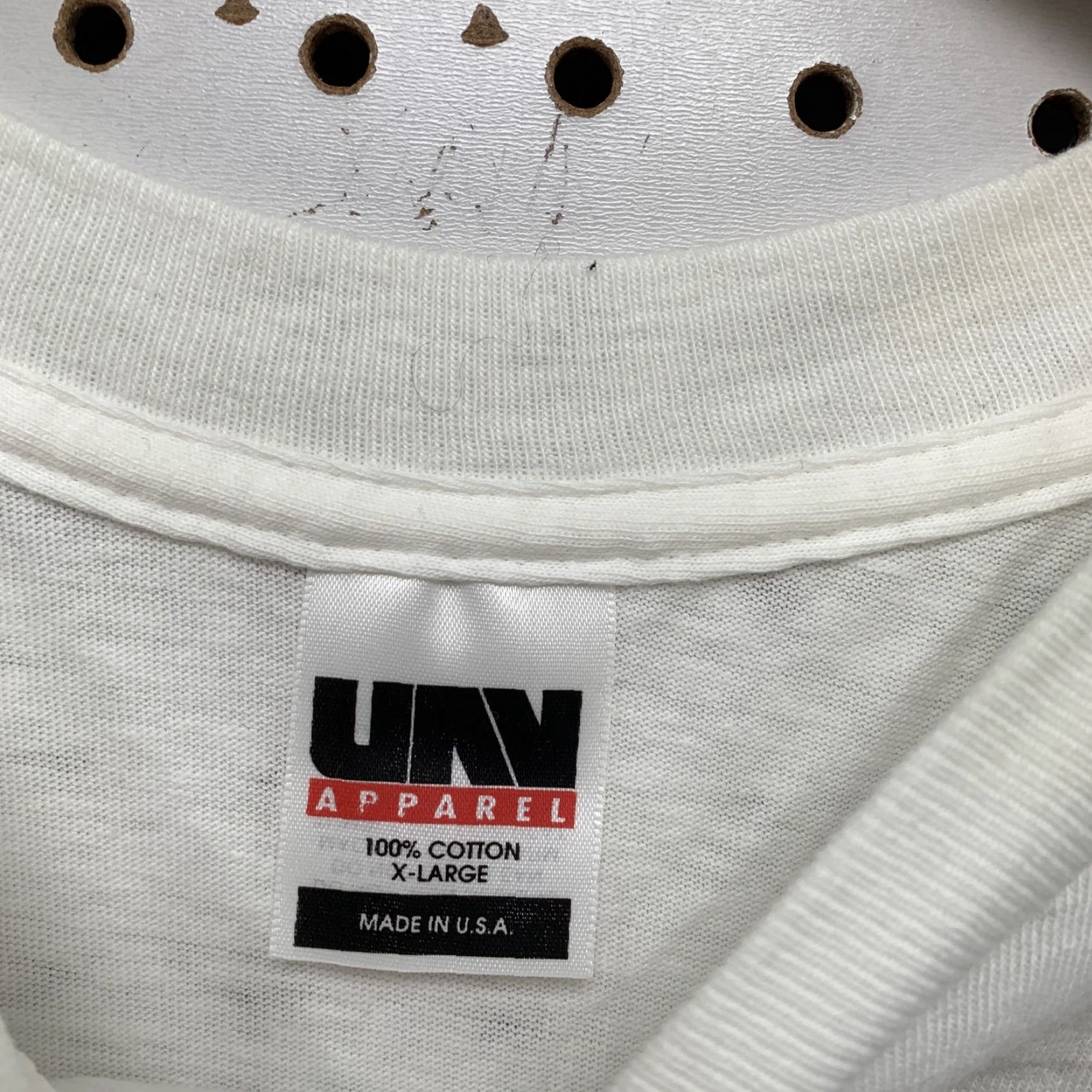 Vintage VTG 90s Mayberry University Shirt Mens XL White Graphic Print Crew Neck Short Sleeve USA Size US XL / EU 56 / 4 - 2 Thumbnail