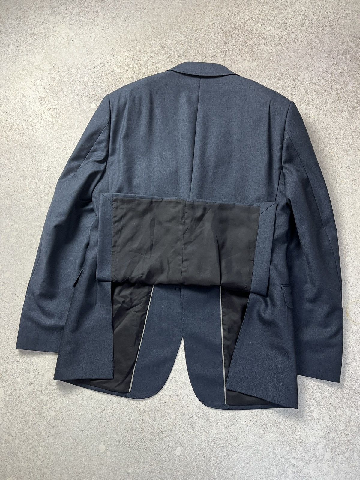 Z Zegna Z Zegna Suit Mens 50R Navy Blue 2 Button Turati Wool Pants Size 50R - 4 Thumbnail