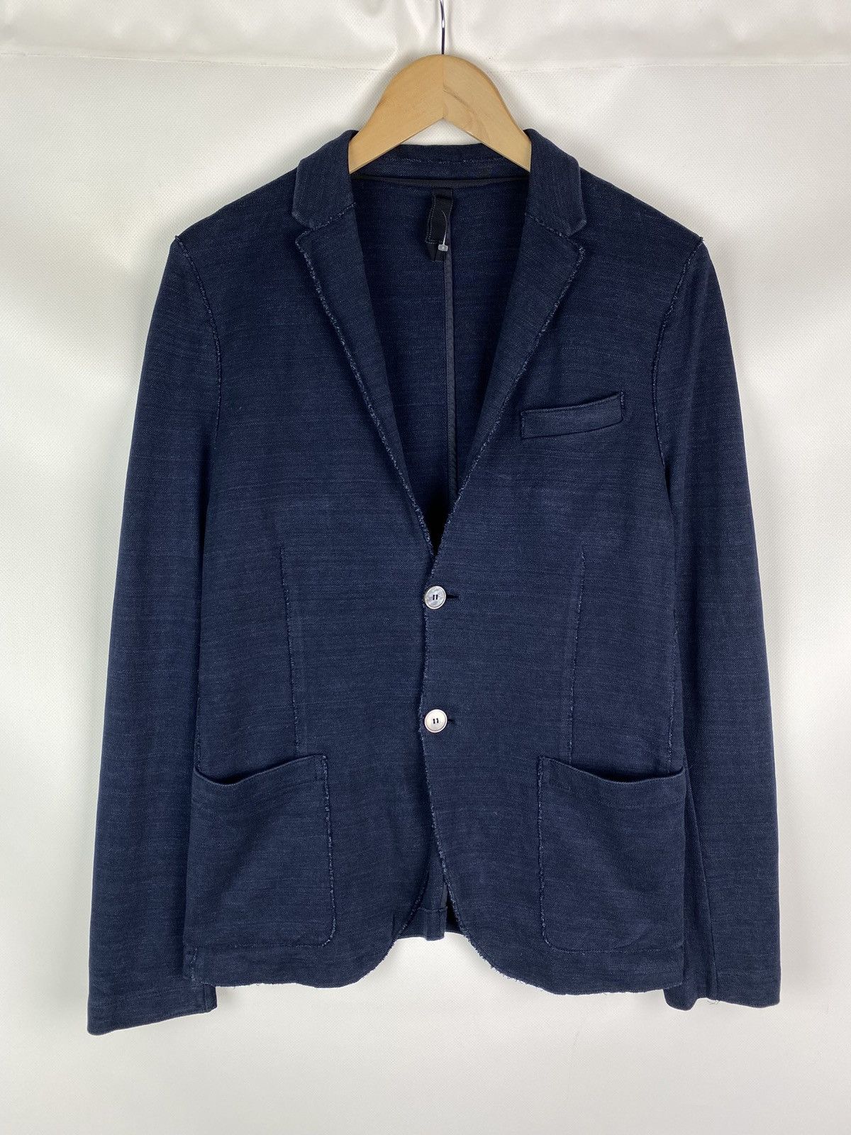 Harris Wharf London Harris Wharf London cotton linen unlined blazer jacket Size 40R - 1 Thumbnail
