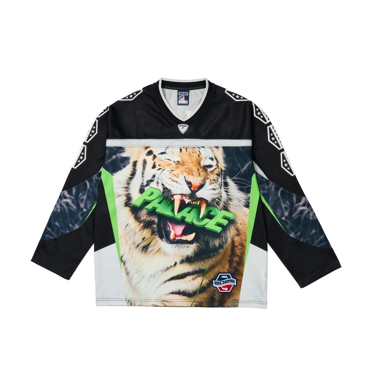 Palace Palace No Bitin Hockey Jersey Black Size US L / EU 52-54 / 3 - 1 Thumbnail