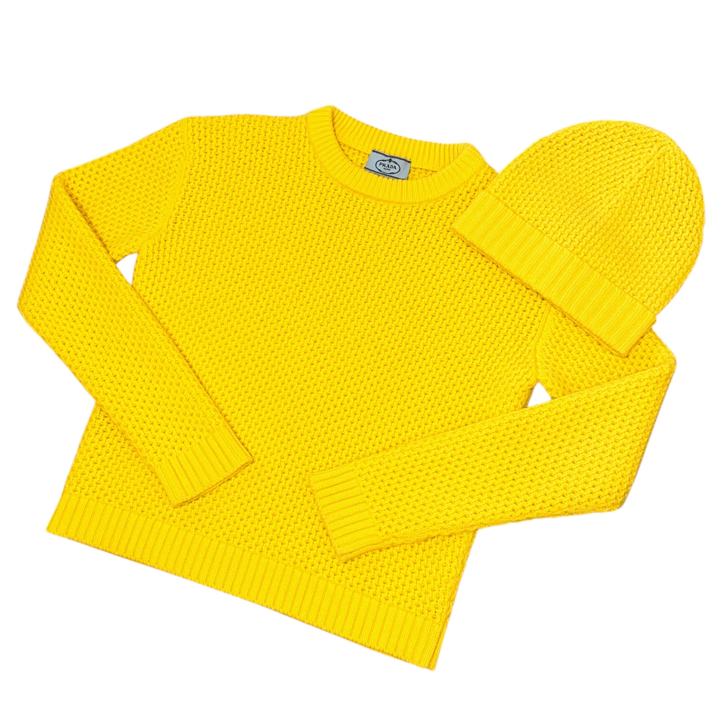 Prada Prada 70% Virgin Wool 30% Cashmere Crew Neck Knit Sweater Size XS / US 0-2 / IT 36-38 - 5 Thumbnail