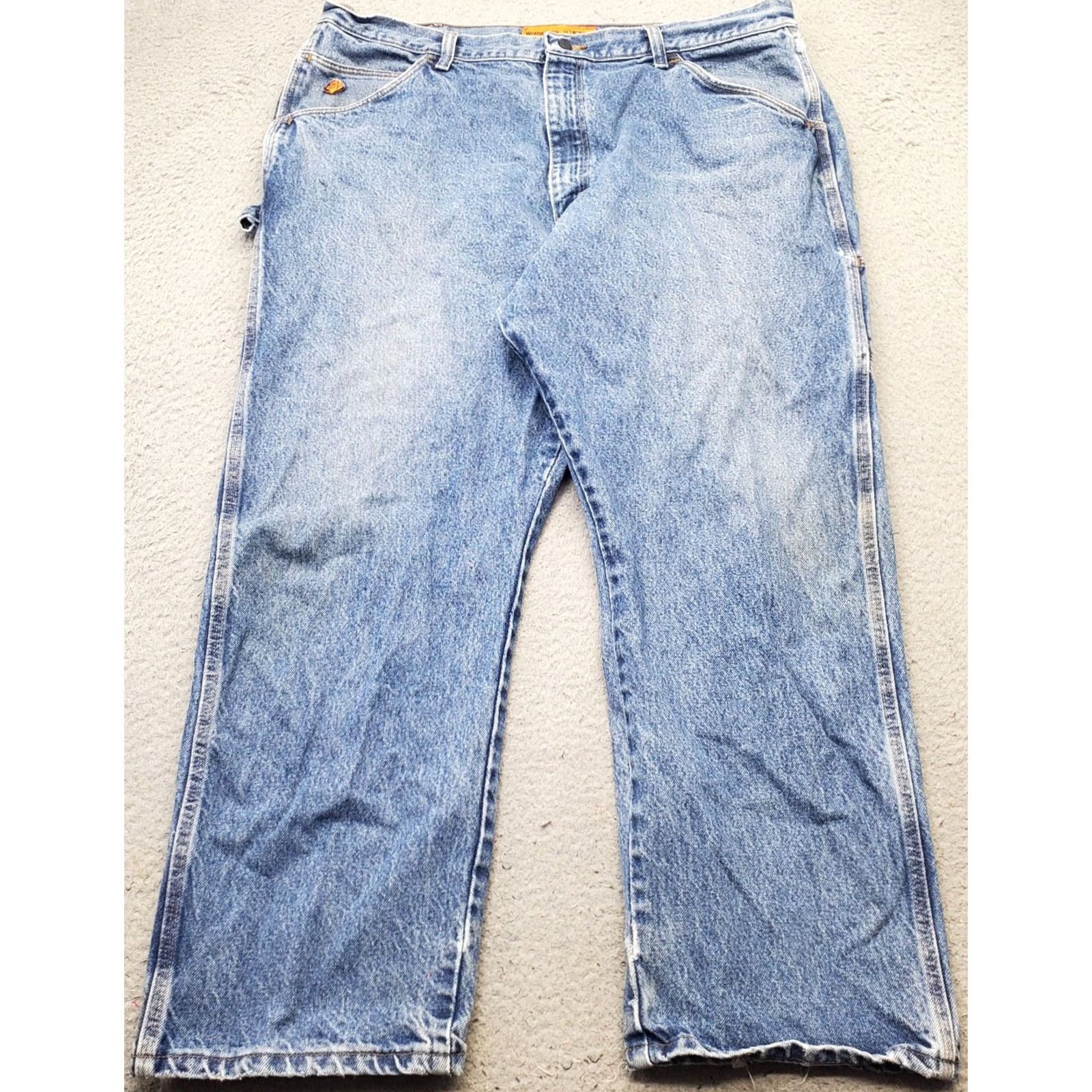 Wrangler Wrangler Mens Jeans 40x30 Blue Denim Riggs Workwear High Rise FR3W020 Size US 40 / EU 56 - 2 Thumbnail
