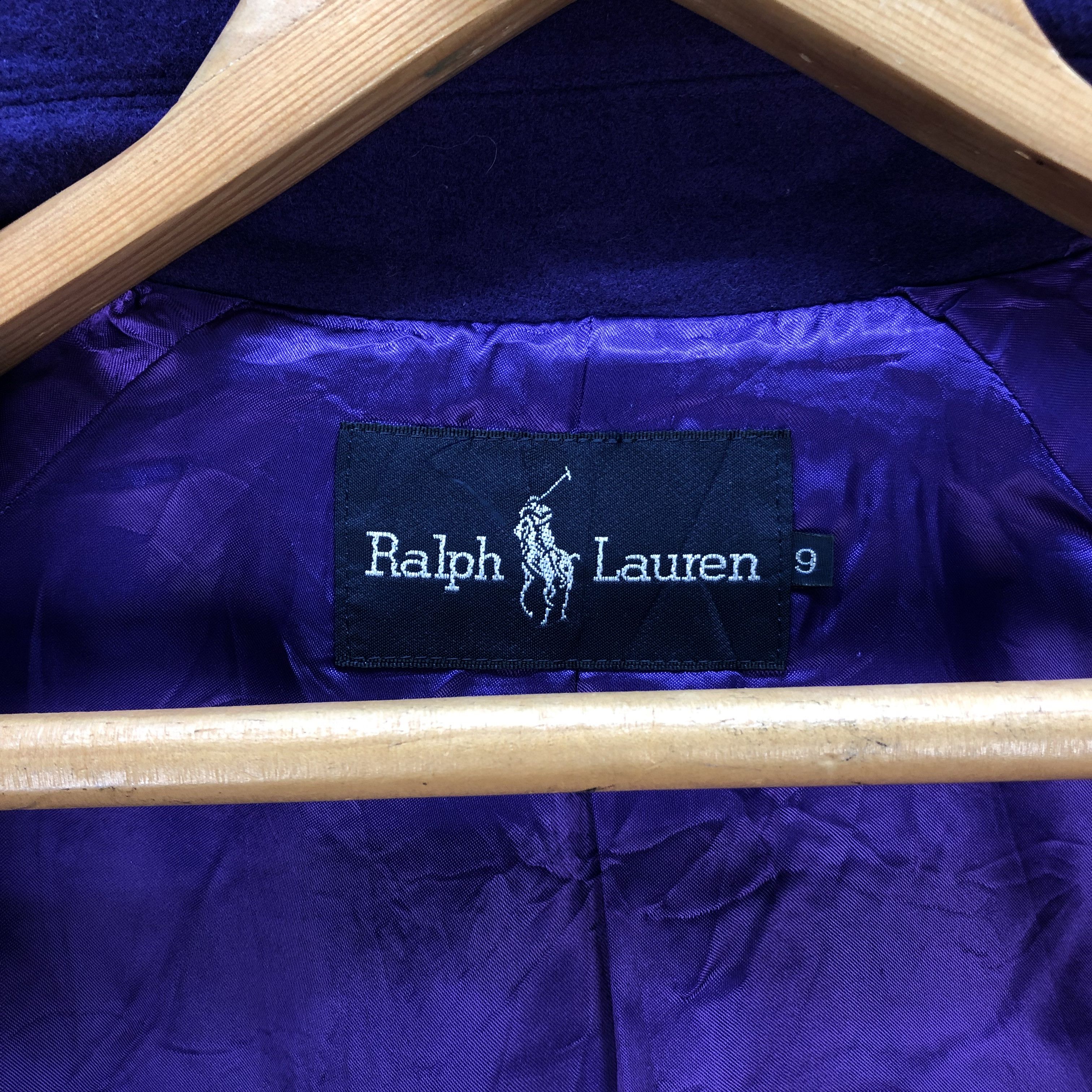Ralph Lauren RALPH LAUREN PURPLE WOOL LONG COAT #7345-131 Size US L / EU 52-54 / 3 - 8 Thumbnail