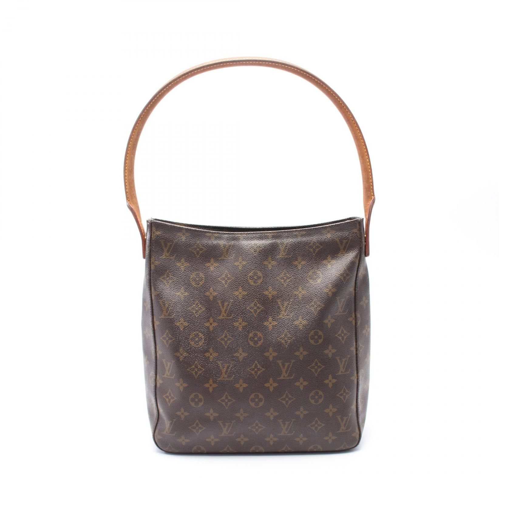 Louis Vuitton Louis Vuitton Looping Gm Monogram Coated Canvas Shoulder Bag Canvas Shoulder Bag M51145 in Brown, Women's