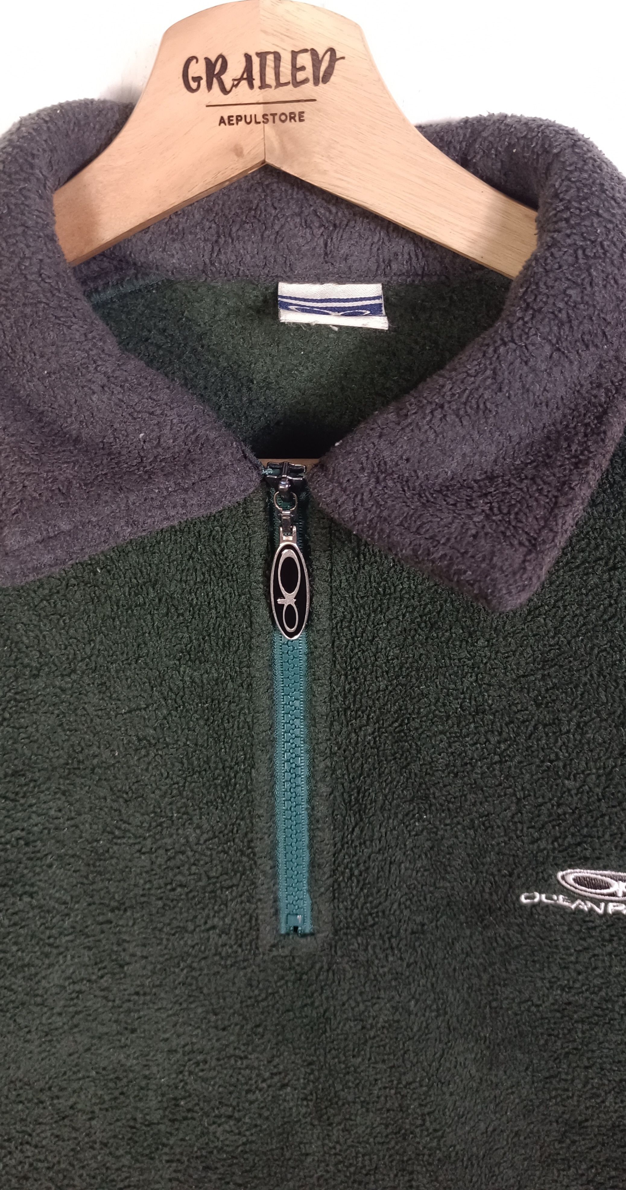 Ocean Pacific Vintage 90s Ocean Pacific Surfboard Fleece Halfzipper Jacket Size US L / EU 52-54 / 3 - 7 Thumbnail