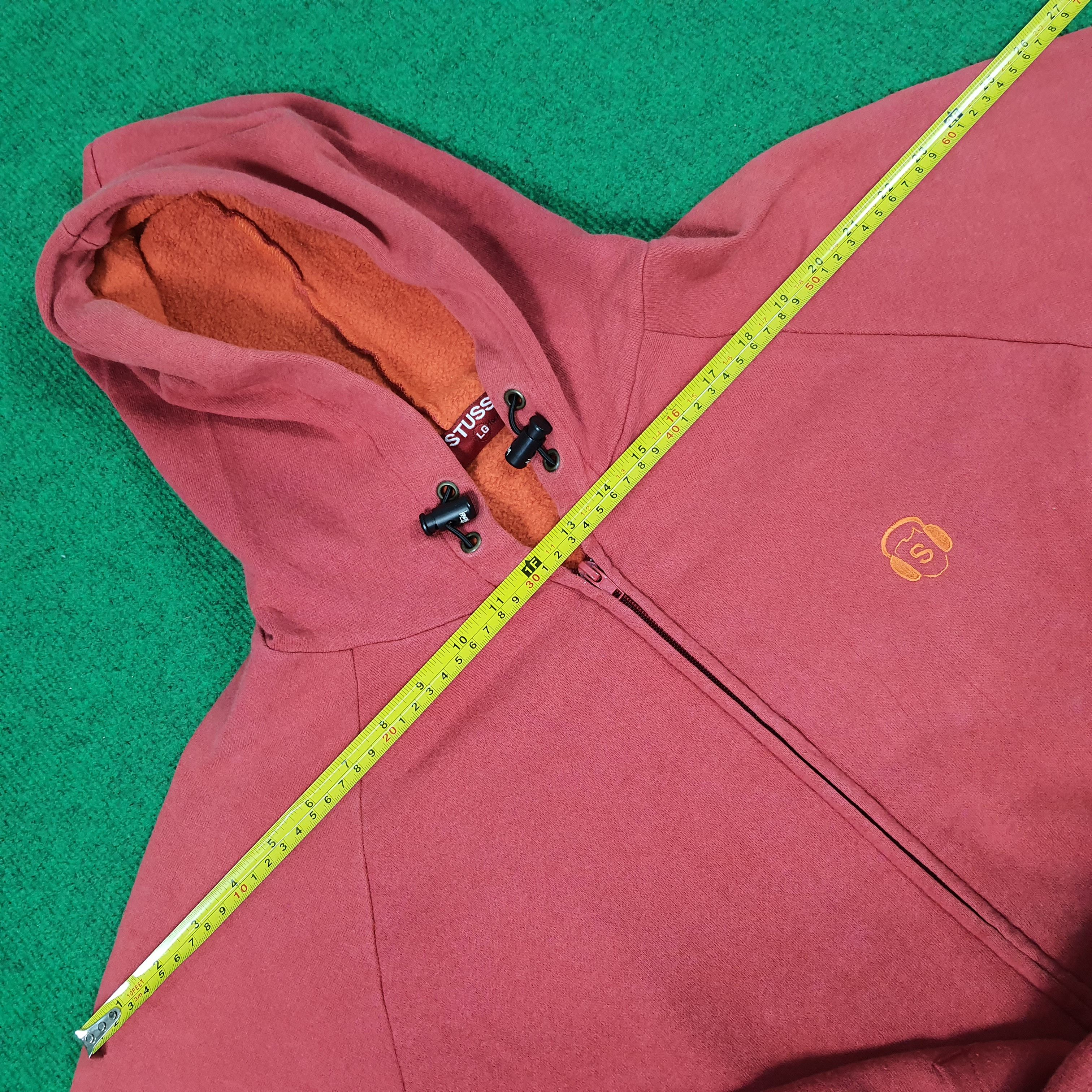 Stussy × Vintage Vintage Stussy LG Custom Zipper Hoodie Size US XL / EU 56 / 4 - 10 Thumbnail