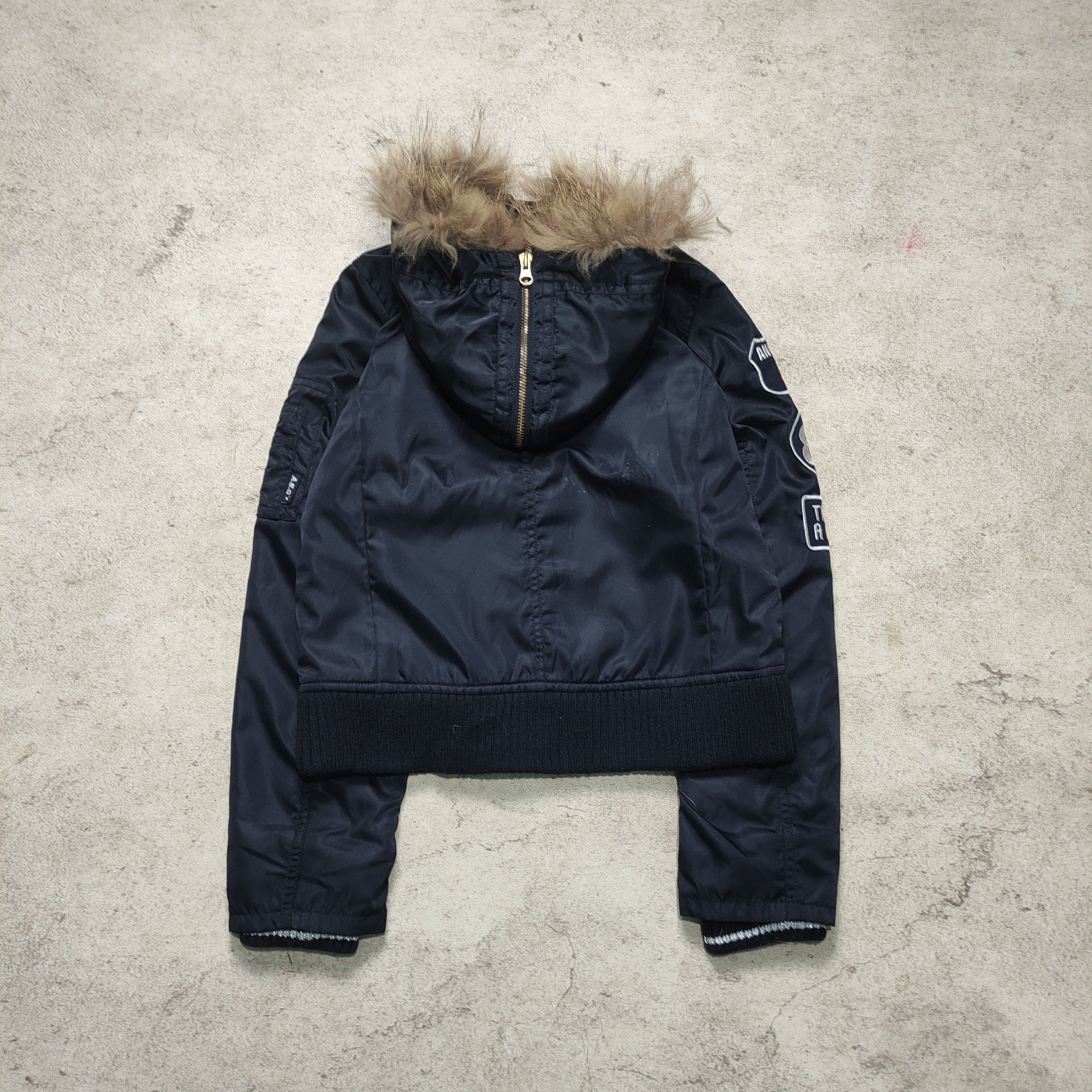 Le Grande Bleu (L.G.B.) Angel Blue Military Fur Jacket - 2000s Size US M / EU 48-50 / 2 - 8 Thumbnail